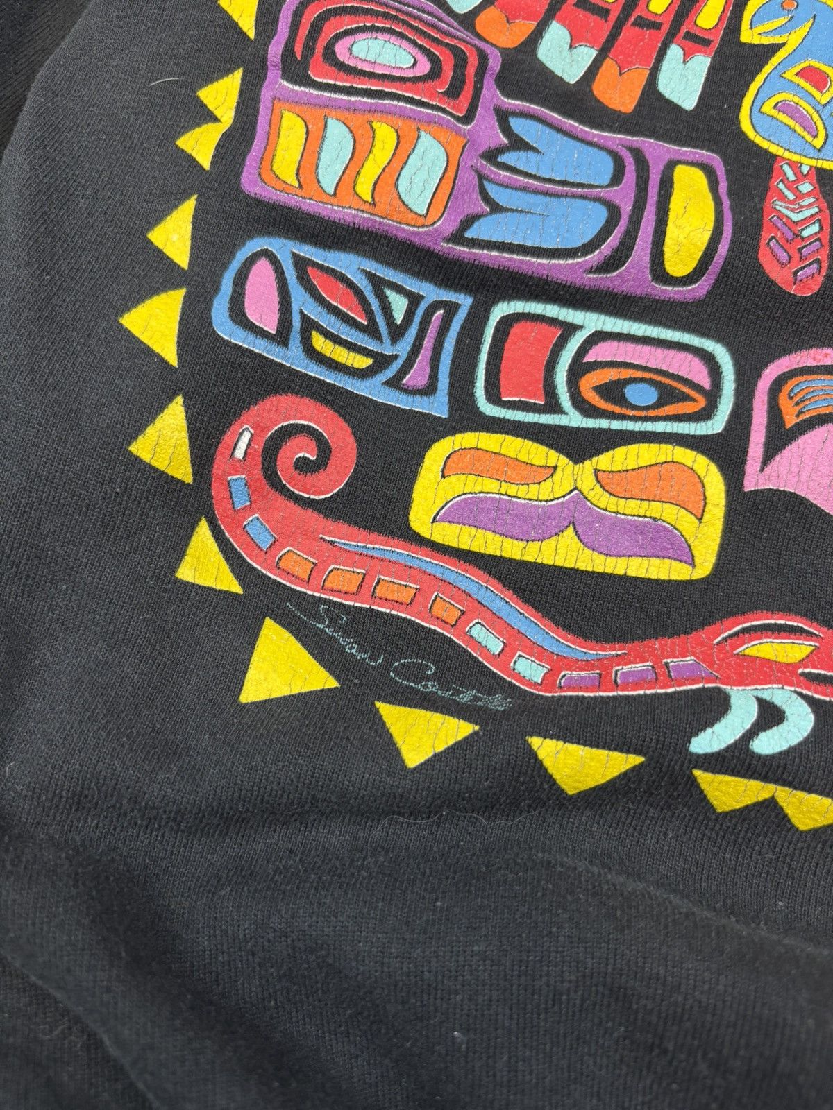 Vintage Susan Costello 1991 Alaska Mexico Navajo vintage sweatshirt Size US M / EU 48-50 / 2 - 2 Thumbnail