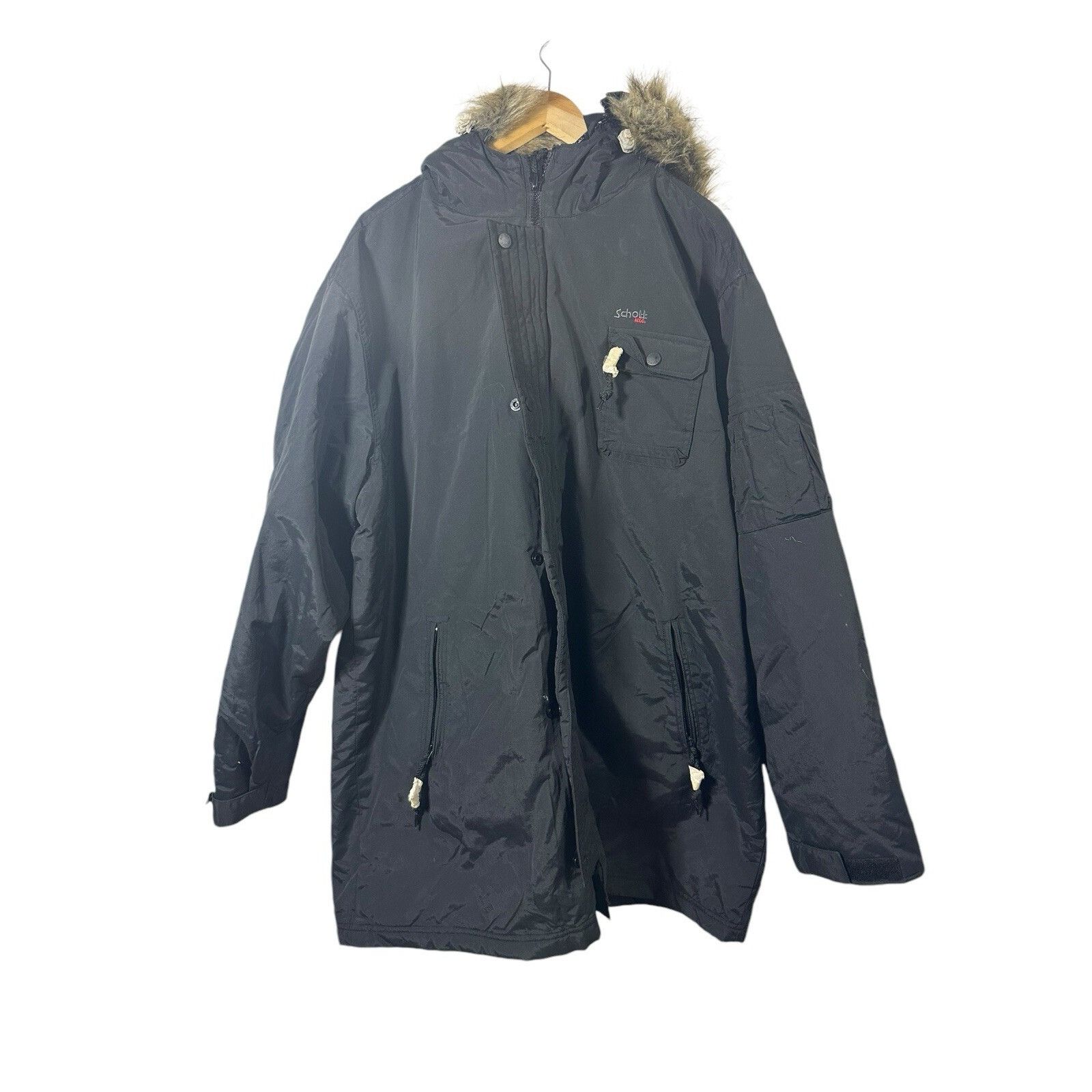 Schott Vintage Schott NYC Camouflage Parka Military Streetwear Y2K Size US XXL / EU 58 / 5 - 1 Thumbnail