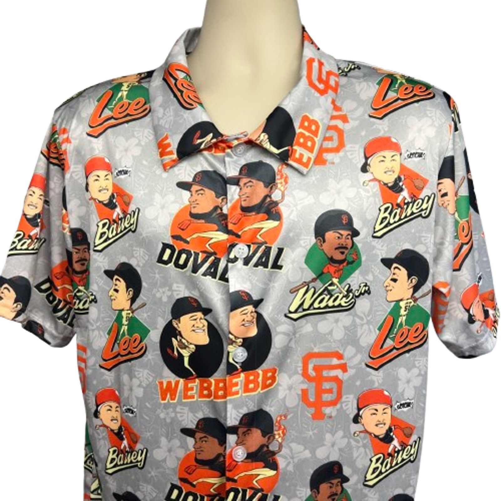 Other SF Giants MLB All Over Graphic Button Up Shirt Mens Medium Size US M / EU 48-50 / 2 - 5 Thumbnail