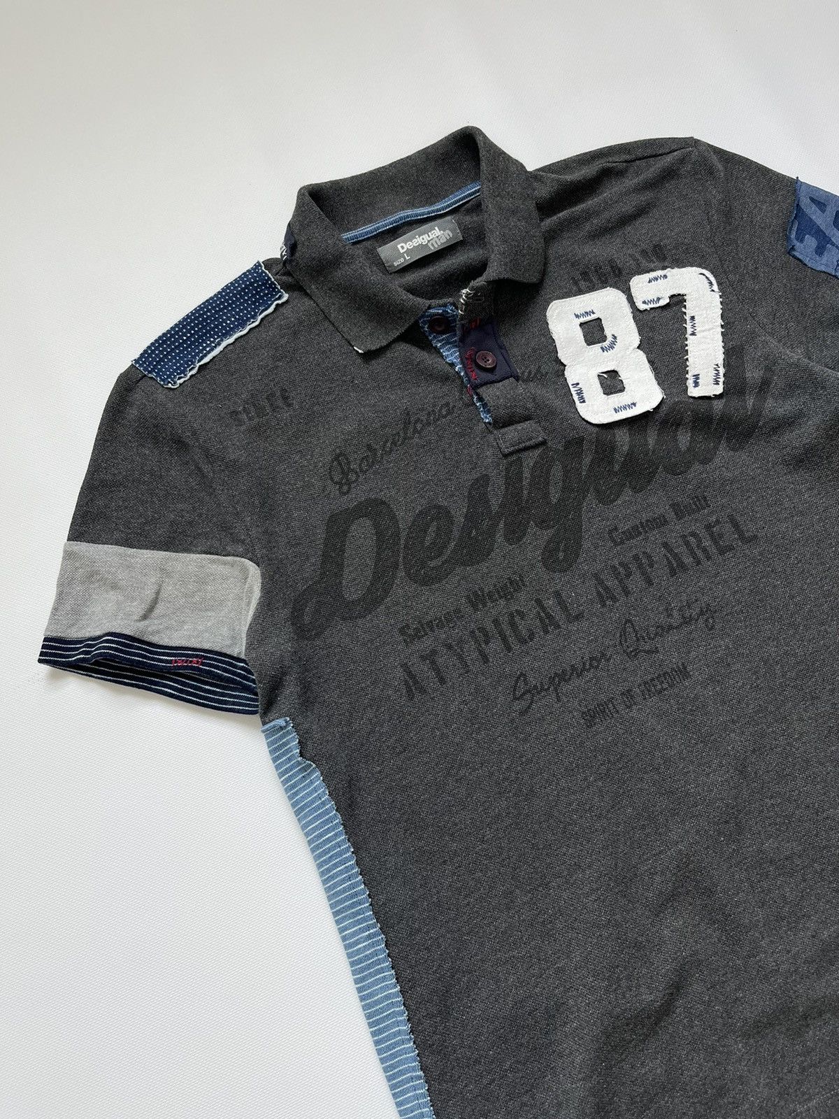 Desigual Desigual Putch Work Y2K Polo Size US L / EU 52-54 / 3 - 2 Thumbnail