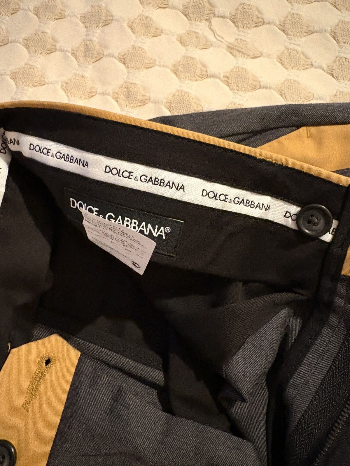 Dolce & Gabbana Dolce & Gabbana Grey Dress Pants Size US 28 / EU 44 - 4 Thumbnail