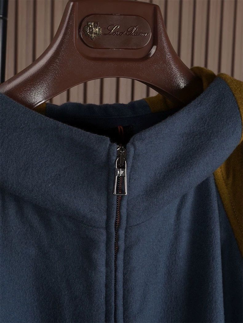 Loro Piana LORO PIANA Men's hooded zip jacket Size US L / EU 52-54 / 3 - 6 Thumbnail