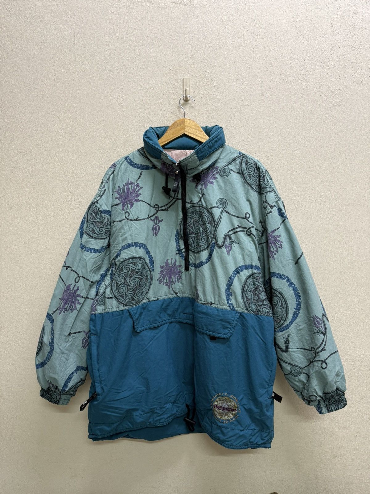 Vintage Vintage 90s Be Pop Halfzipper Anorak Ski Jacket Hoodie Size US XXL / EU 58 / 5 - 20 Thumbnail