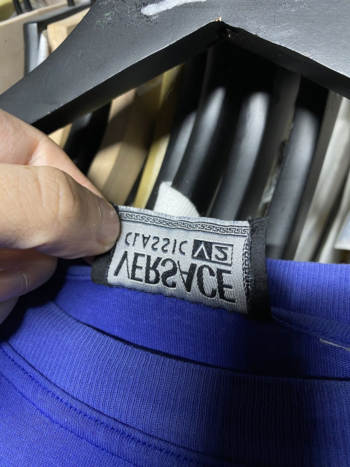 Versace Versace Spellout T-Shirt Vtg Monogram Tee Preowned Large Size US L / EU 52-54 / 3 - 4 Thumbnail