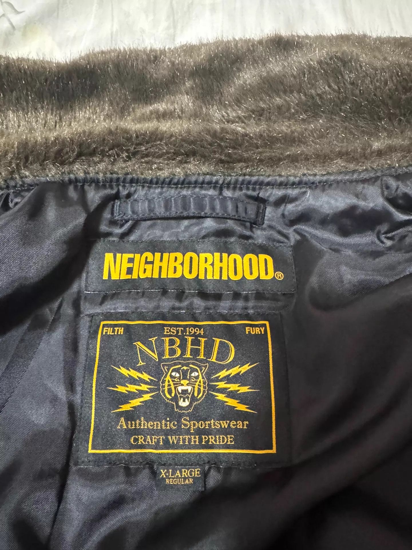 Neighborhood nhd 18aw tech fur-lined loose cotton jkt black XL Size US XL / EU 56 / 4 - 3 Thumbnail