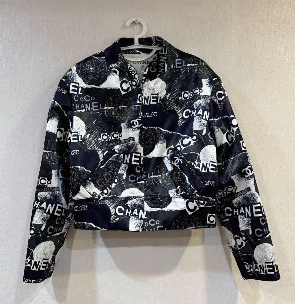 Chanel Chanel Color-blocked logo letter camellia full print cotto Size XS / US 0-2 / IT 36-38 - 1 Thumbnail
