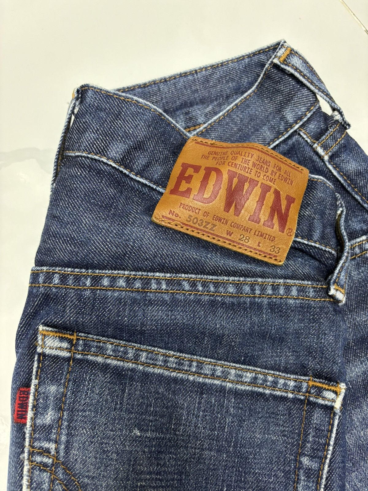 Undercover VINTAGE EDWIN 503zz STRAIGHT CUT DENIM JEANS Size US 27 - 9 Thumbnail