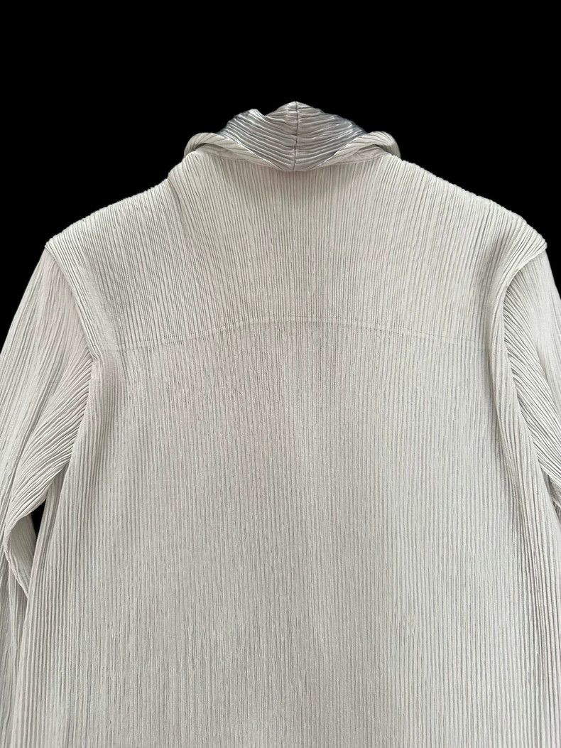 Issey Miyake Issey Miyake size:2 A white pleated cardigan Size XS / US 0-2 / IT 36-38 - 5 Thumbnail