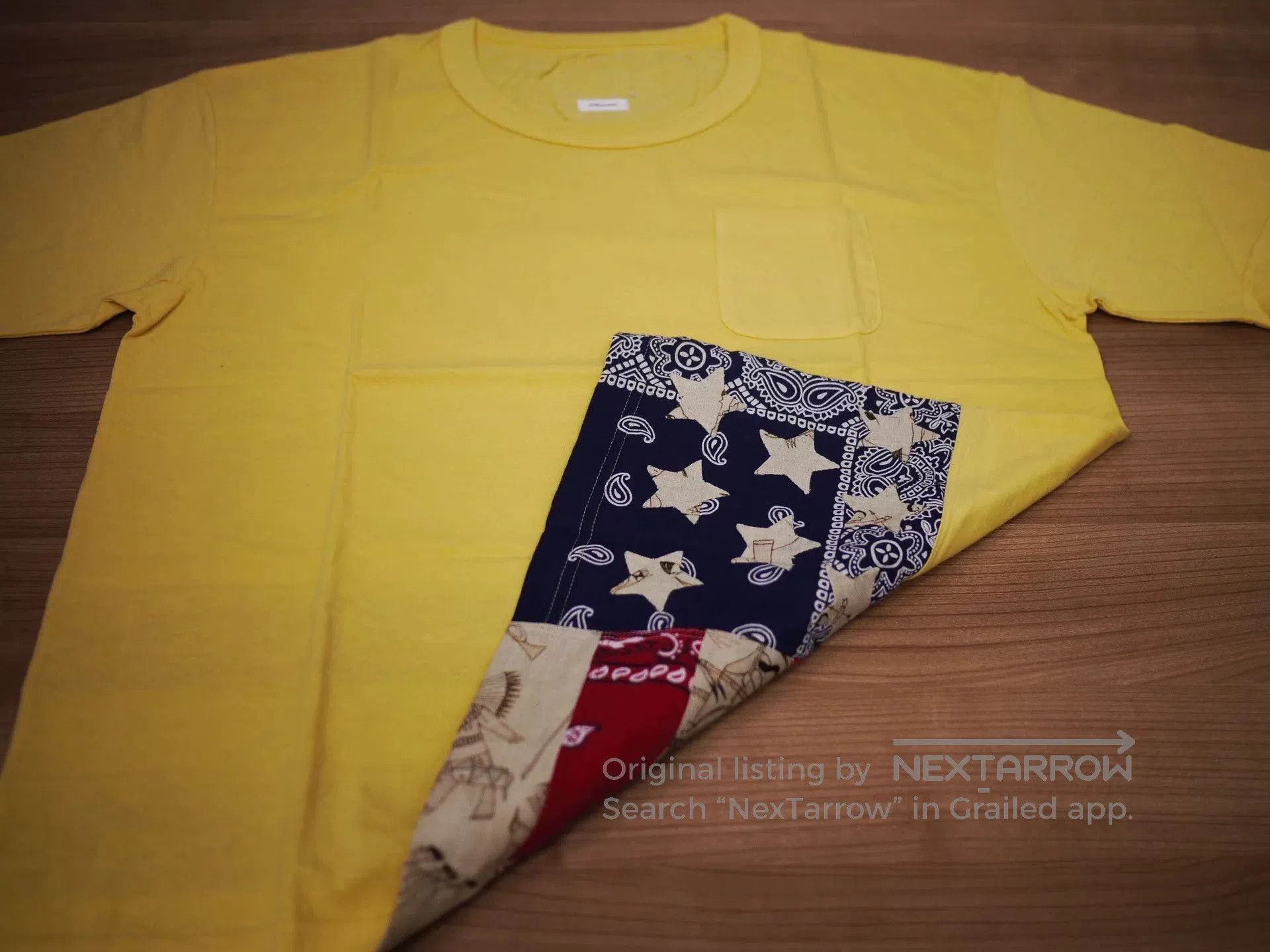 Visvim VISVIM Jumbo Tee Stars in Yellow. Size US M / EU 48-50 / 2 - 6 Thumbnail