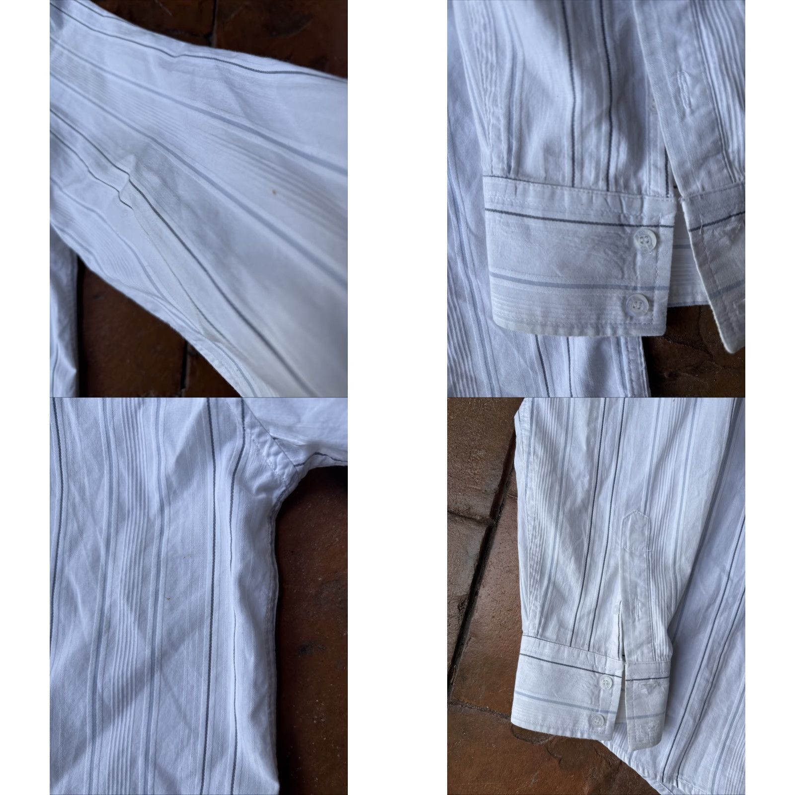 Roar VINTAGE Roar Embroidered Button Up Long Sleeve Shirt XL White Grunge Theme 80s 90s Mens Size US XL / EU 56 / 4 - 8 Thumbnail