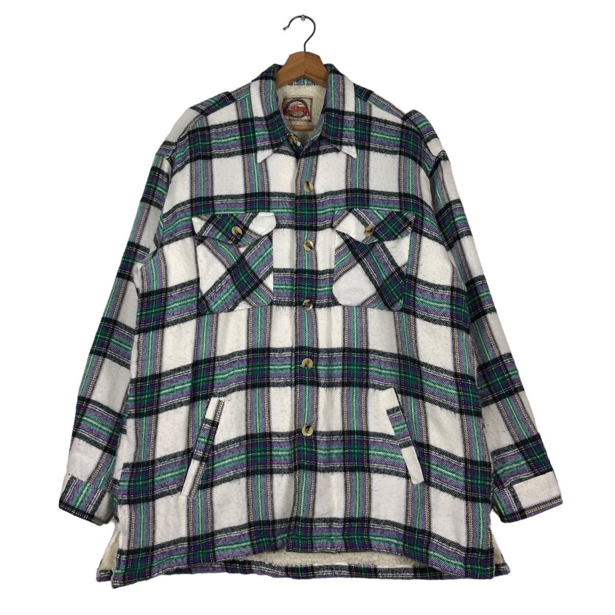 Japanese Brand 🔥Vintage Flannel Shirt Jacket Gresham Japan Tartan Checked Size US L / EU 52-54 / 3 - 1 Thumbnail