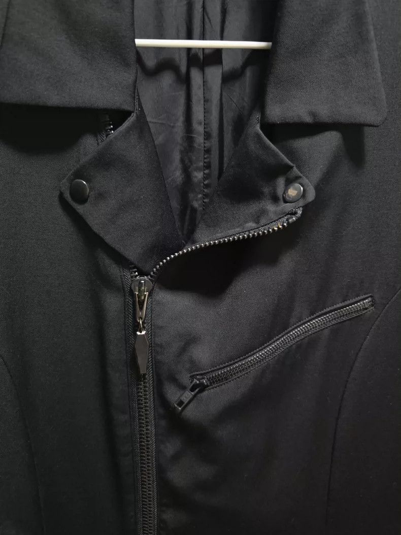 Yohji Yamamoto Yohji Yamamoto 14aw pleated motorcycle coat 2505-Nextarrow Size US L / EU 52-54 / 3 - 4 Thumbnail