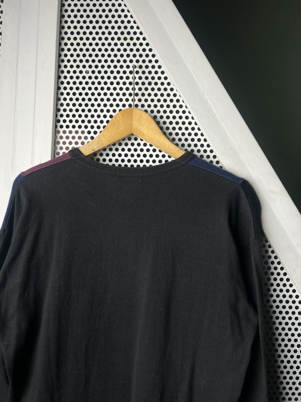 Comme des Garcons Homme Vintage 1997 Comme Des Garcons Homme Wool Patch Sweatshirt Size US L / EU 52-54 / 3 - 4 Thumbnail
