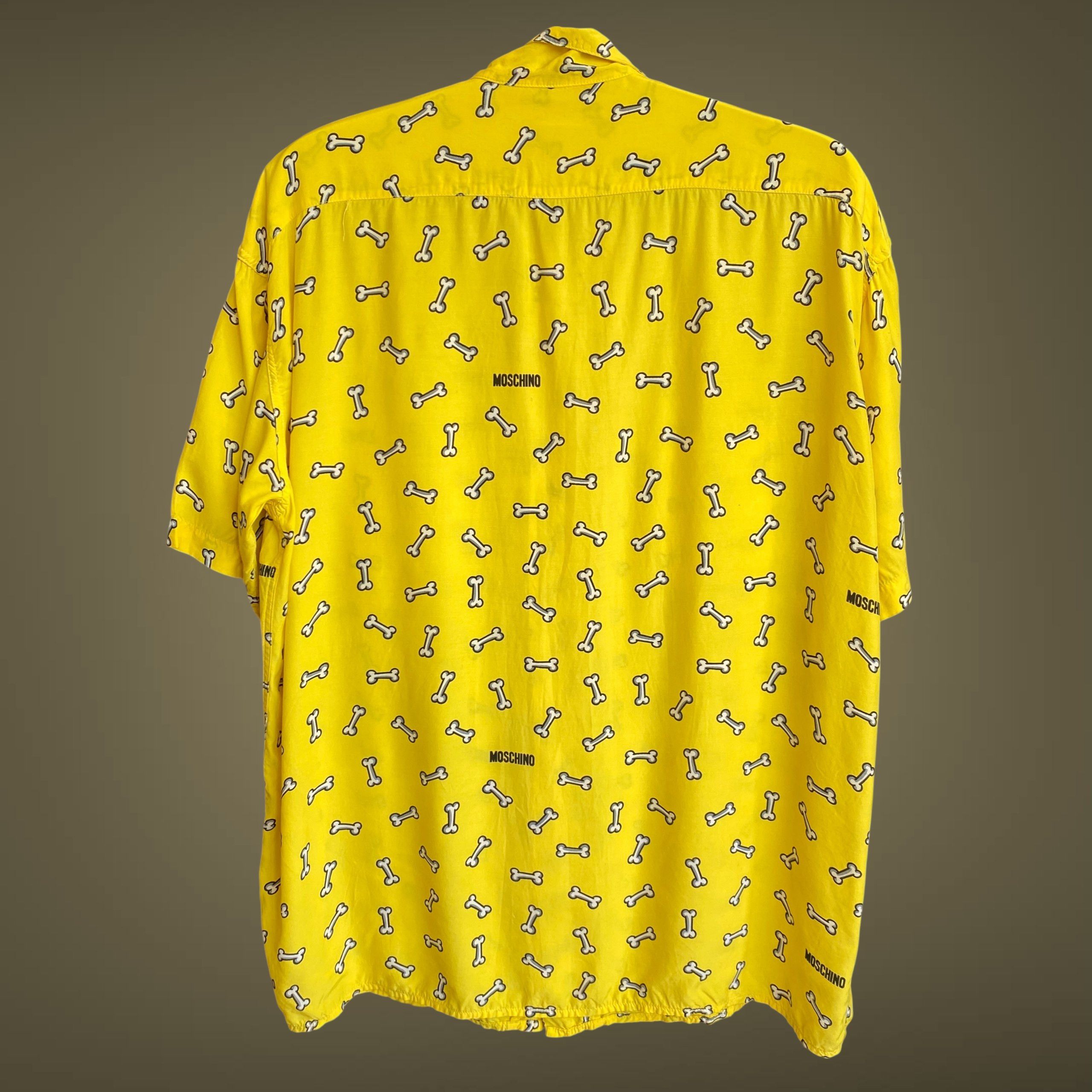 Moschino Moschino 90x Vintage Mens Shirt Size US M / EU 48-50 / 2 - 7 Thumbnail