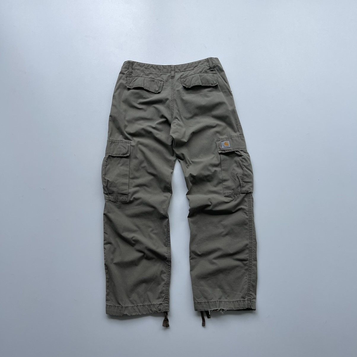 Carhartt Wip Carhartt WIP W’ Vintage Baggy Cargo Pants Olive Y2K Gorpcore Size US 31 - 3 Thumbnail