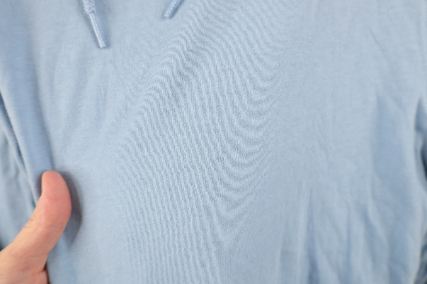 Lacoste Vintage Y2K Lacoste Logo Hoodie T-Shirt Carolina Blue Cotton Size US XL / EU 56 / 4 - 6 Thumbnail