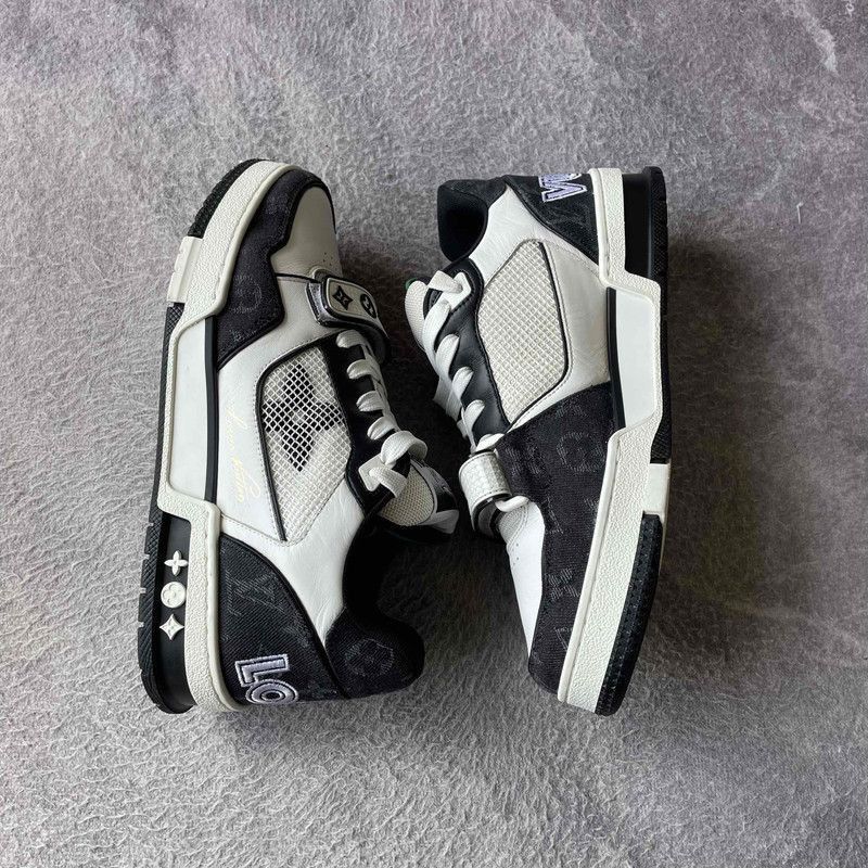 Louis Vuitton Louis Vuitton Trainer Leather Low Top Sneakers -2508 Size US 8 / IT 38 - 7 Thumbnail