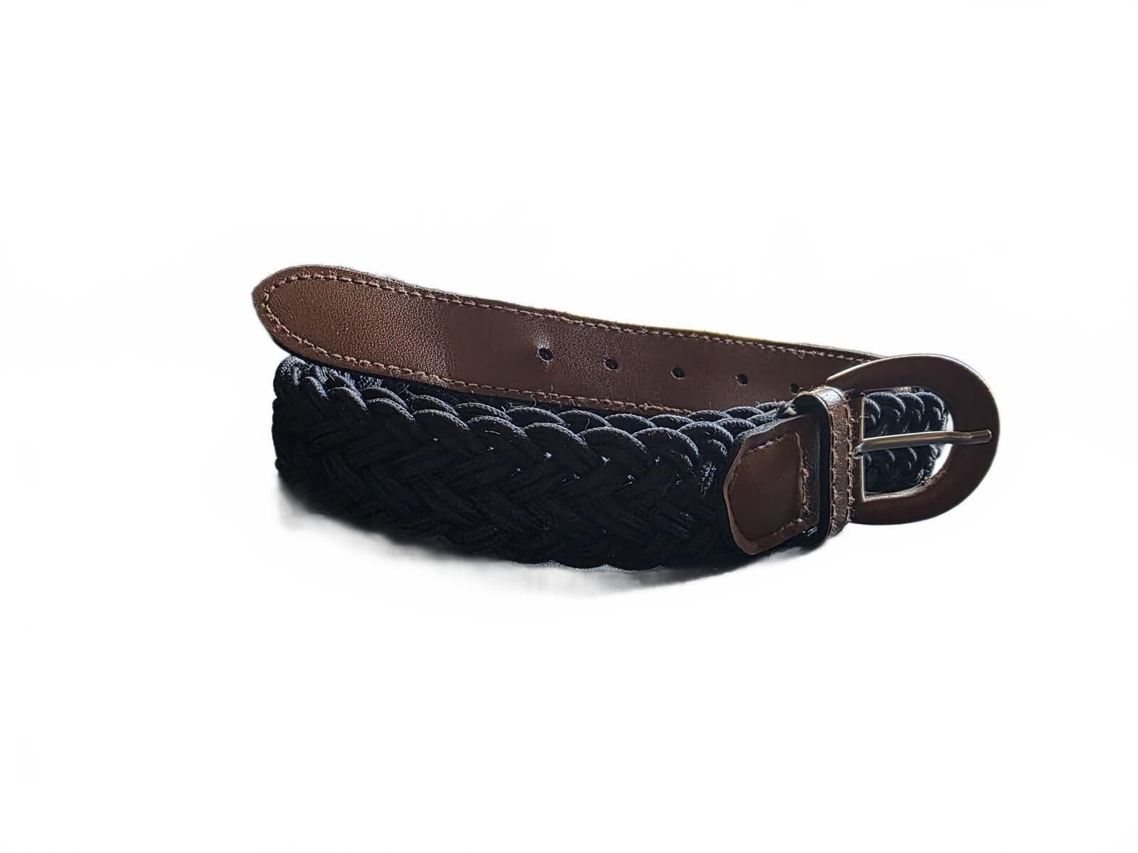 Genetic Manipulation Shinichiro Kuriya Braided Black & Brown Belt Ladies Womens Size ONE SIZE - 6 Thumbnail