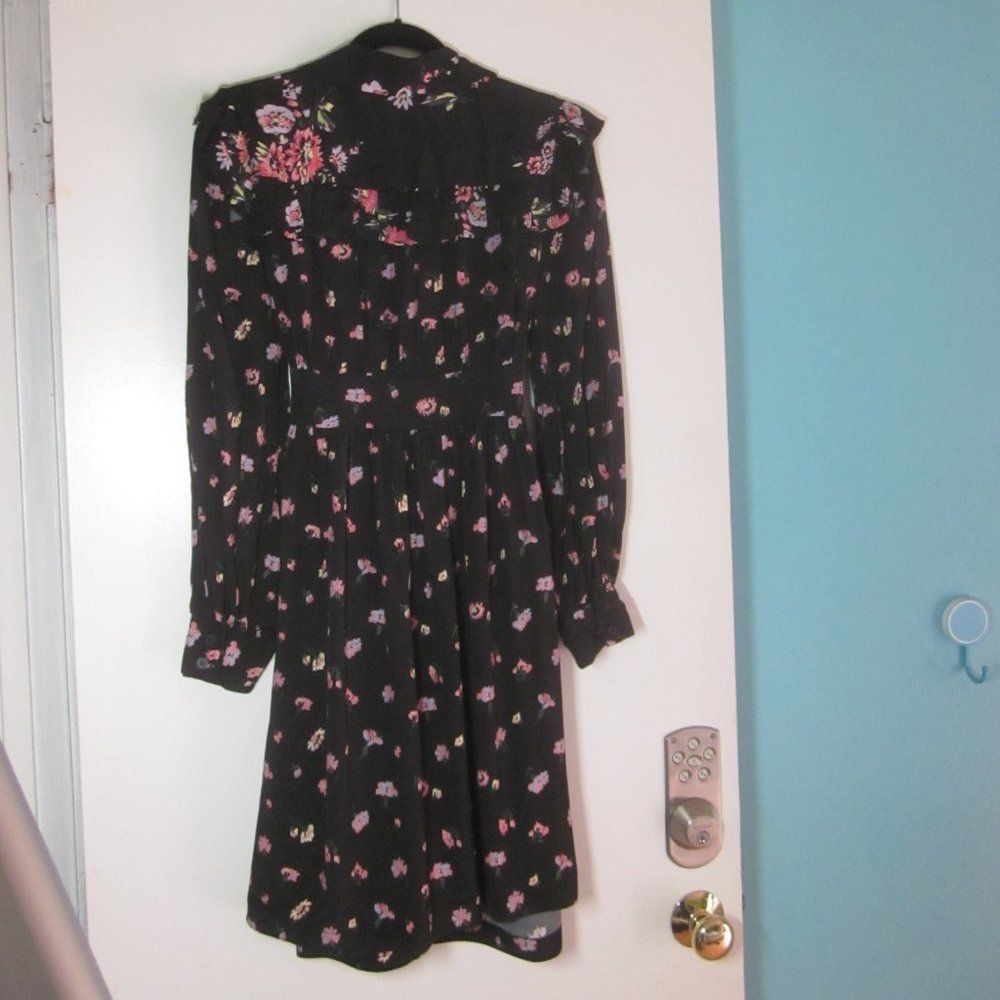 Jil Stuart Jill Stuart Women’s Size M Vintage 80’s Black Floral Midi Le Size M / US 6-8 / IT 42-44 - 7 Thumbnail