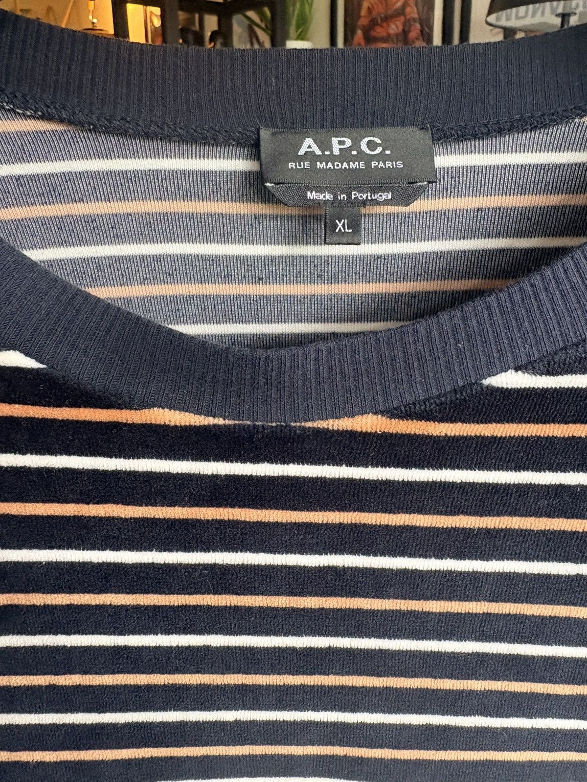 A.P.C. APC Velour Sweater Size US L / EU 52-54 / 3 - 2 Thumbnail