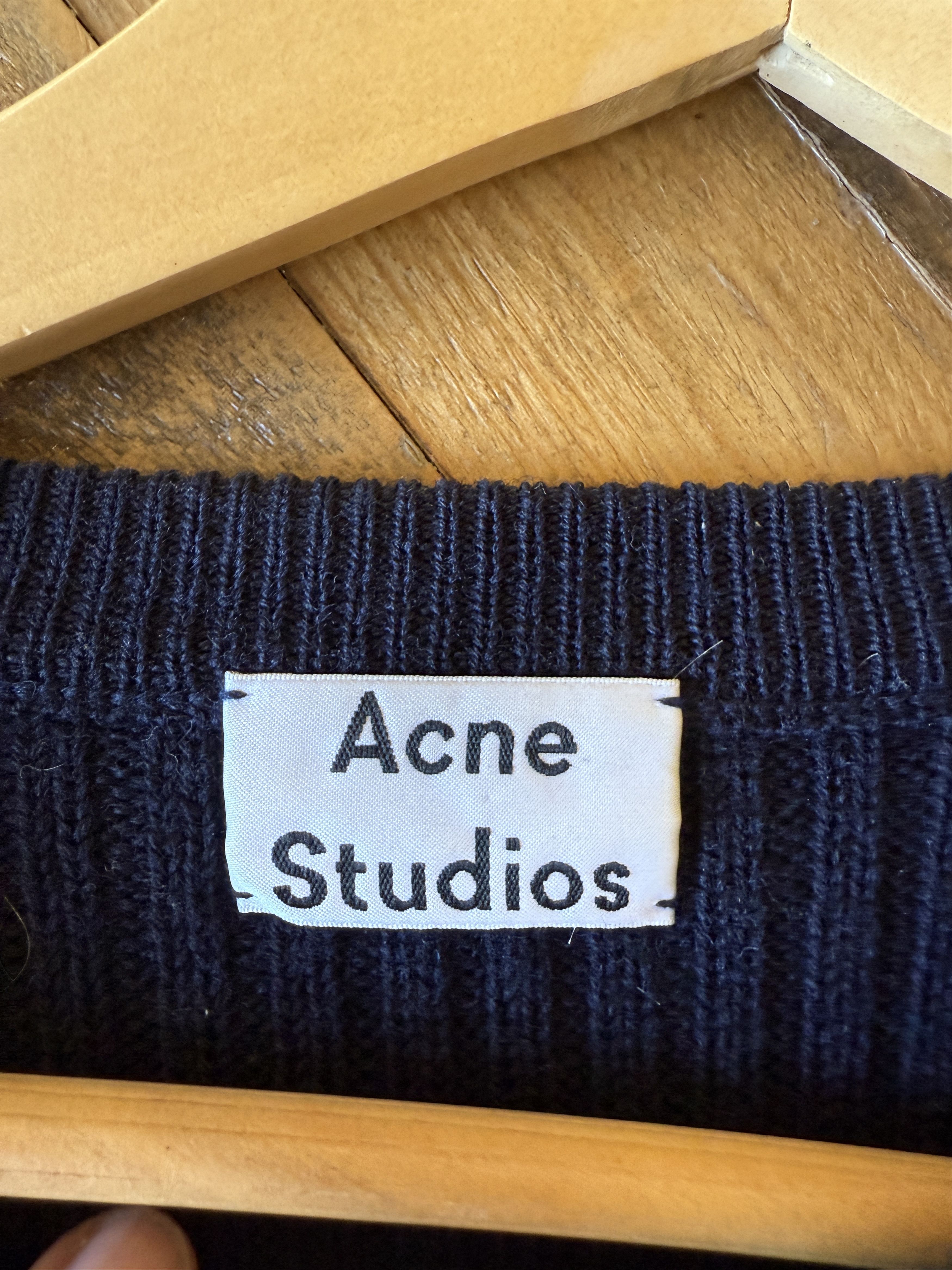 Acne Studios blue knit sweater Size US M / EU 48-50 / 2 - 3 Thumbnail