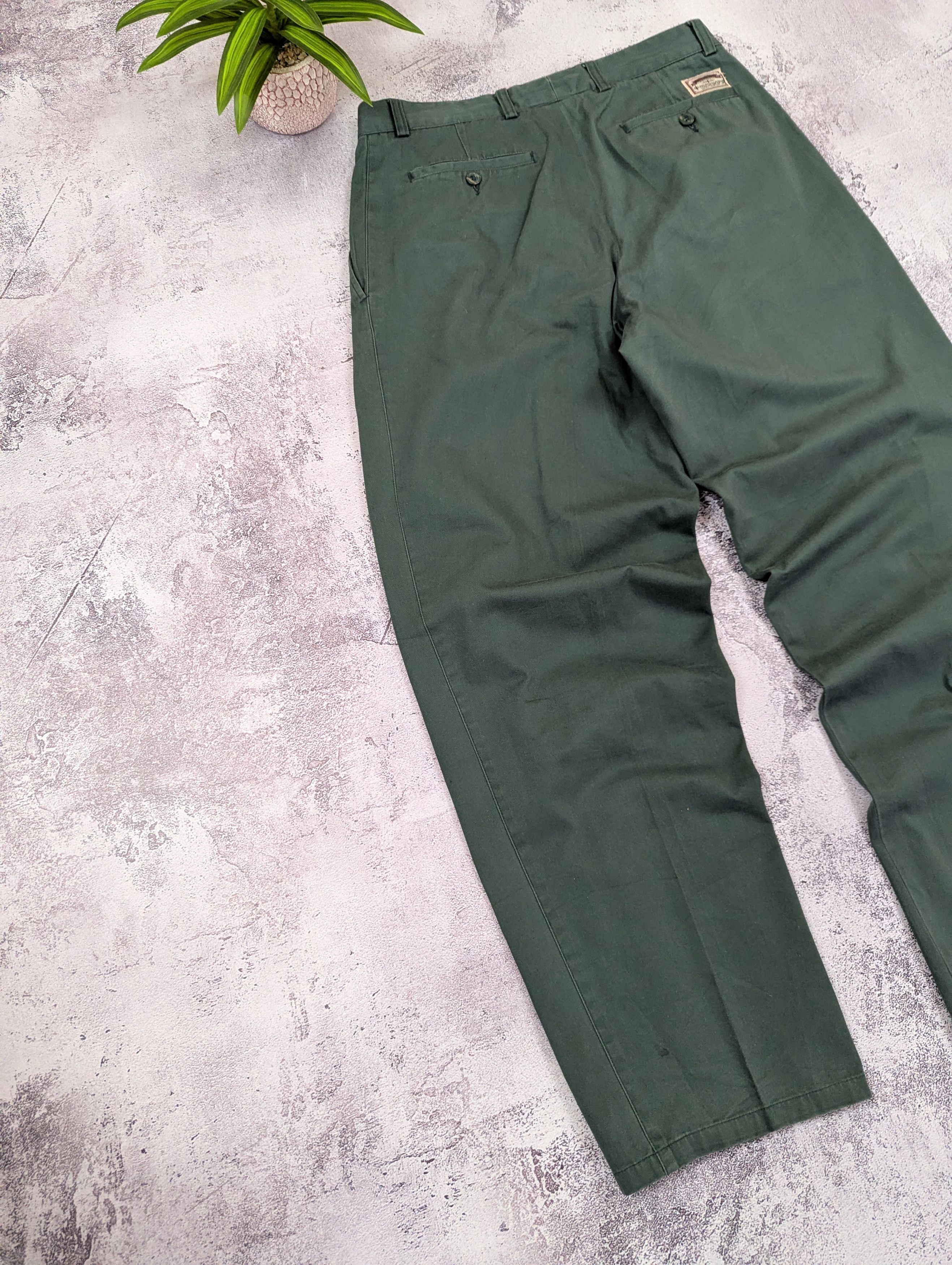 Vintage Vintage French Work Pleated Chino Pants W32 Size US 32 / EU 48 - 15 Thumbnail