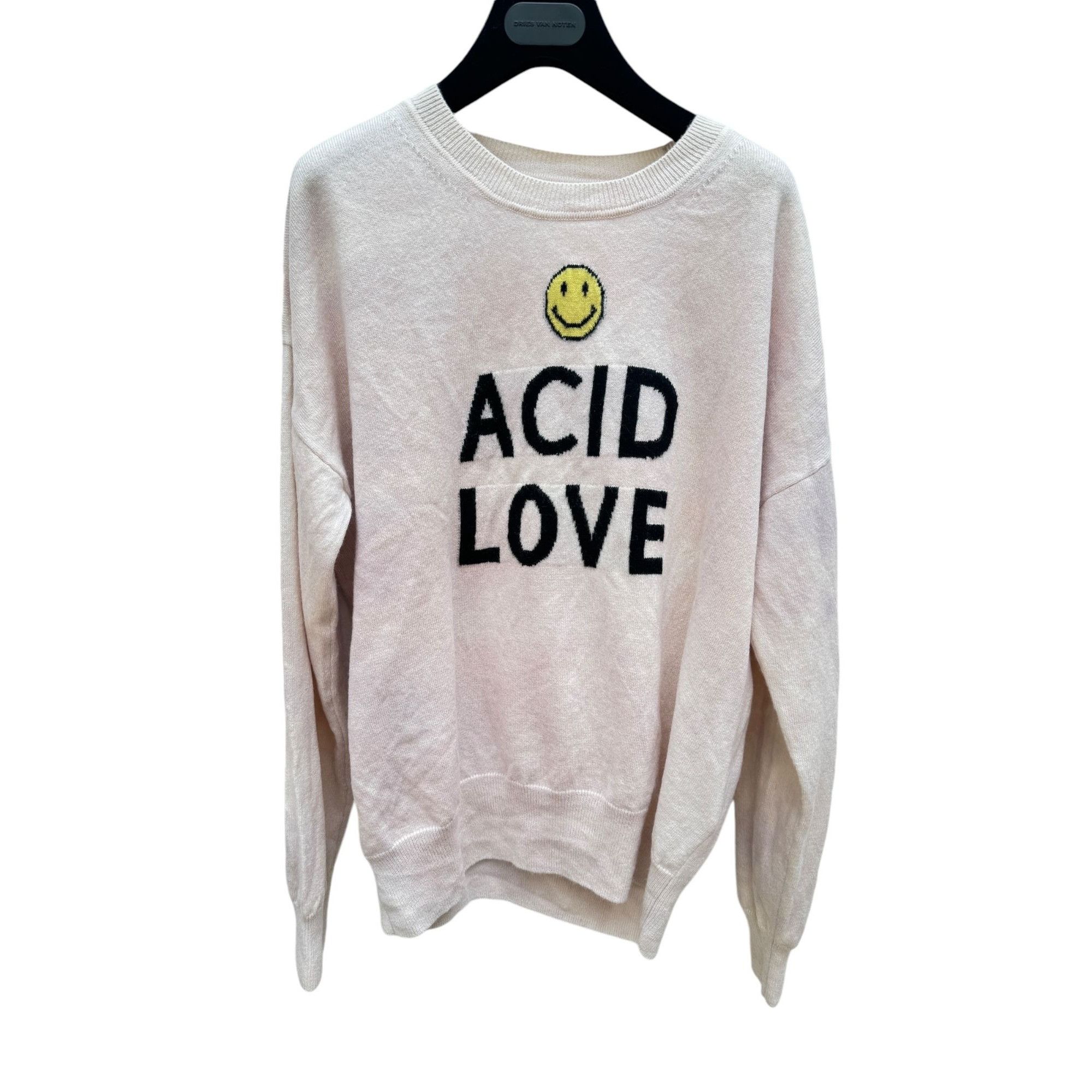 Sandro « Acid » Cream Sweater Size L / US 10 / IT 46 - 1 Thumbnail