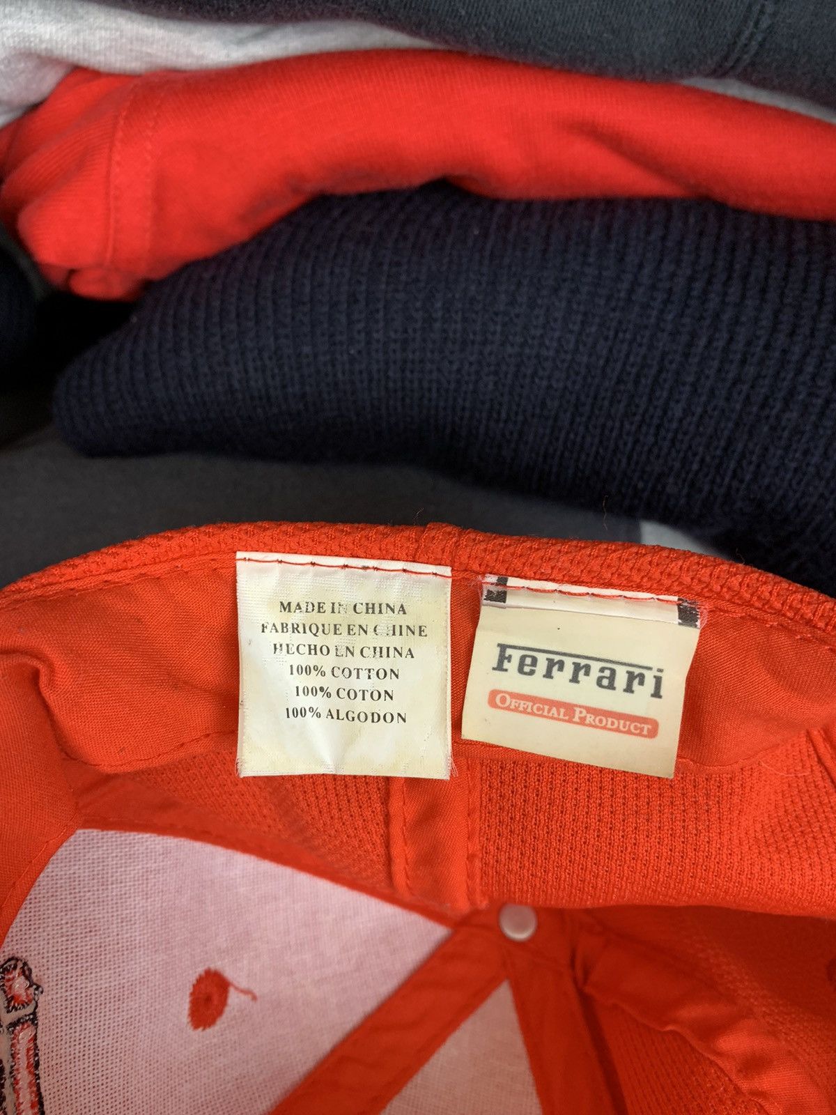 Ferrari × Vintage Vintage Ferrari Cap Hat Size ONE SIZE - 23 Thumbnail