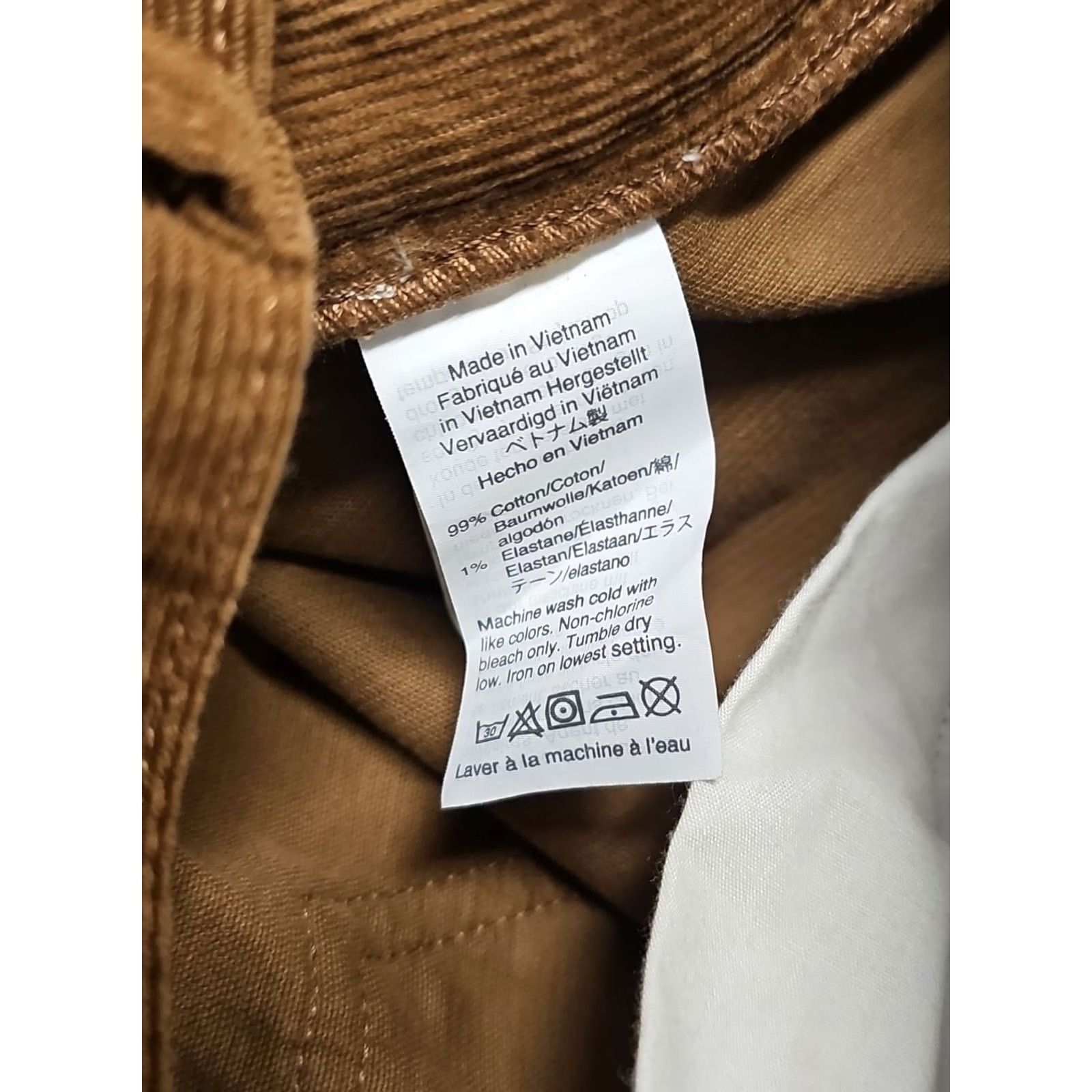J.Crew J.Crew Slim Fit Corduroy Pants Mens 32x30 Brown Slim Classic 5-Pocket Chino Pants Size US 32 / EU 48 - 5 Thumbnail