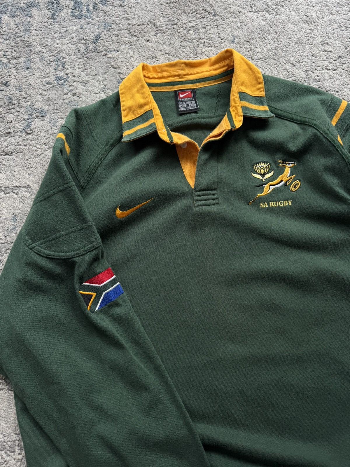 Nike Nike Vintage 90s South Africa Rugby Jersey Size XL Size US L / EU 52-54 / 3 - 6 Thumbnail