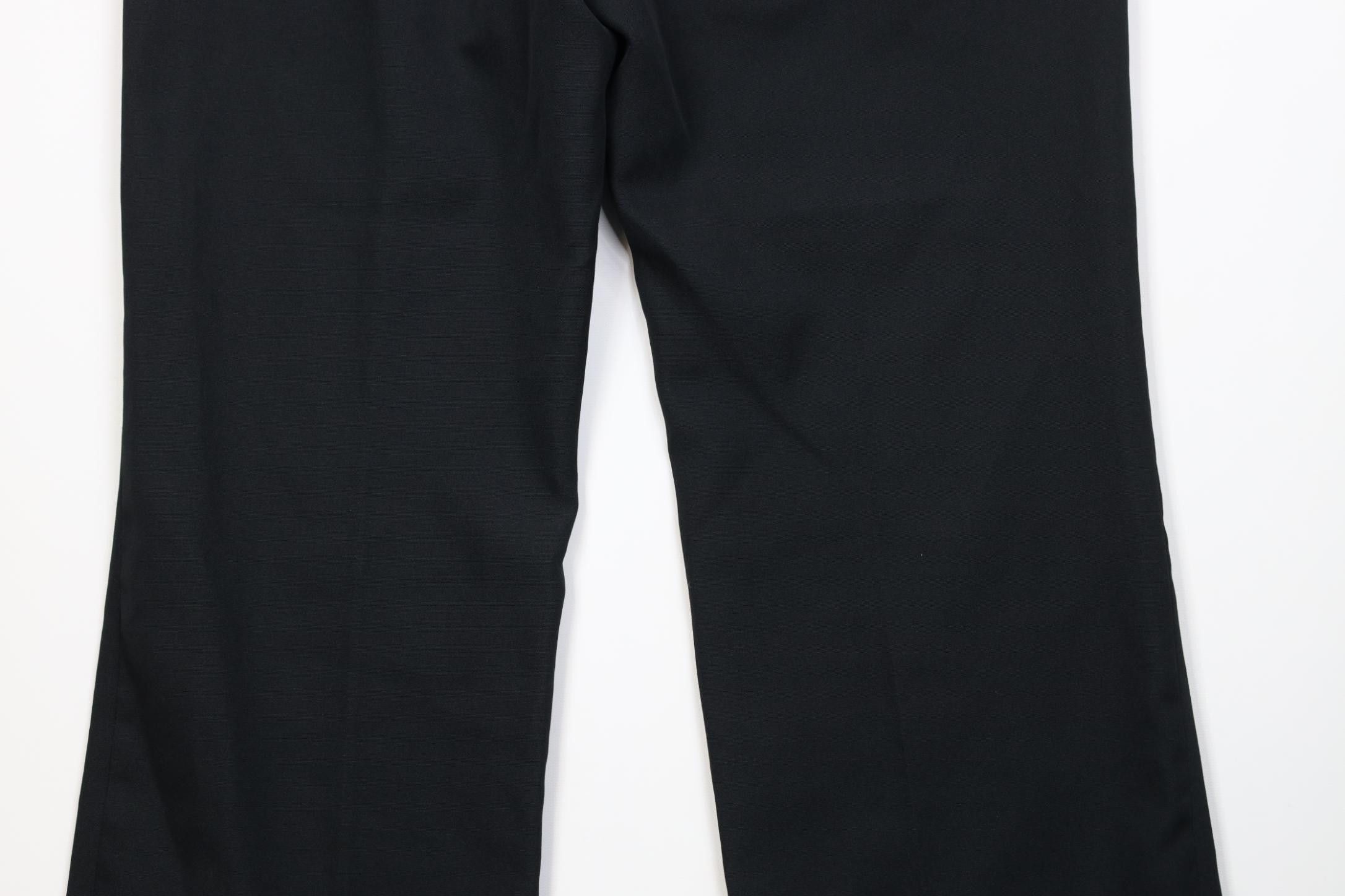 Vintage Vintage 70s Streetwear Flared Wide Leg Chino Pants Black USA Size US 32 / EU 48 - 11 Thumbnail