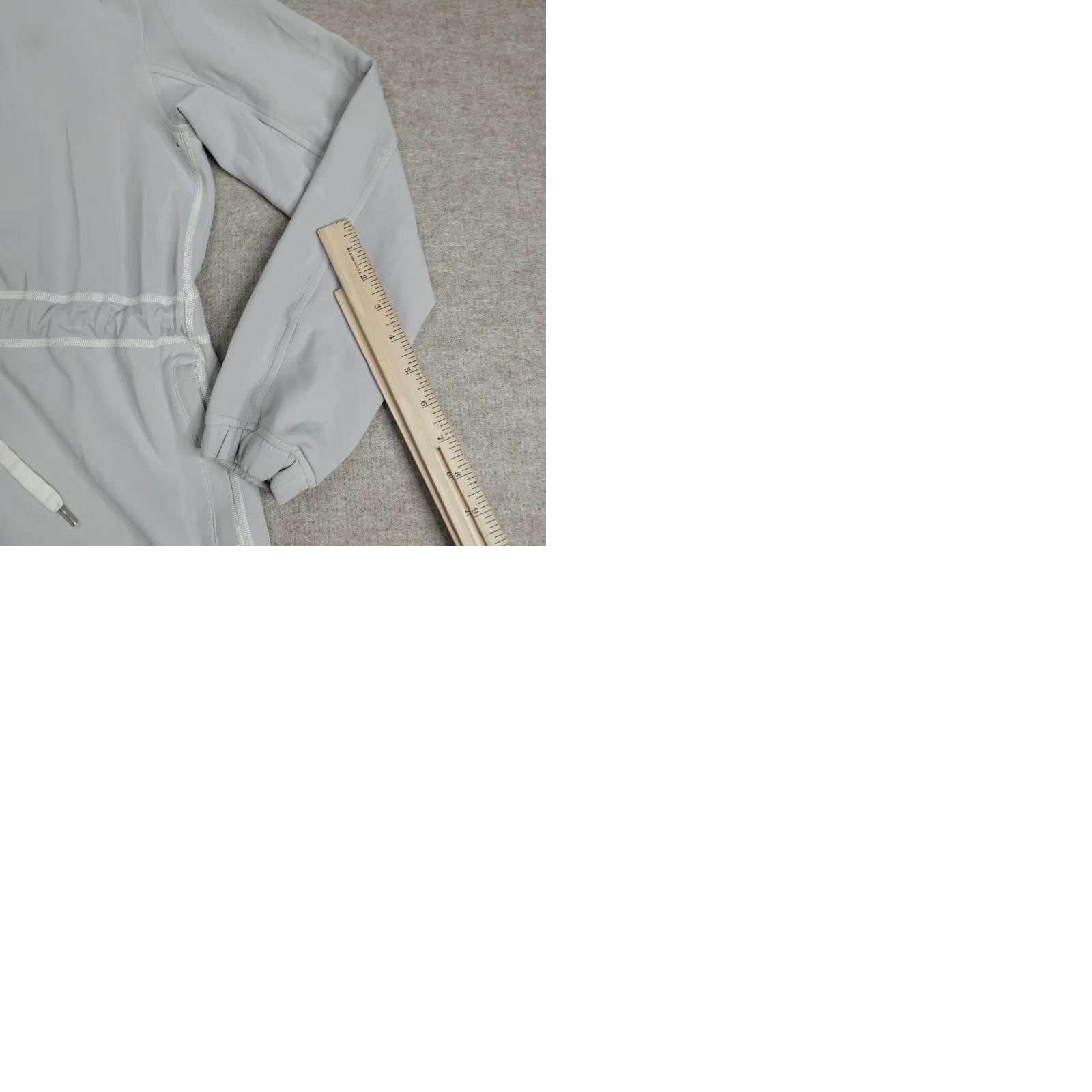 Lululemon Lululemon Womens Jacket M Gray Solid Full Zip Hooded Activewear Running & Jogging 8 Medium Womens Size M / US 6-8 / IT 42-44 - 11 Thumbnail