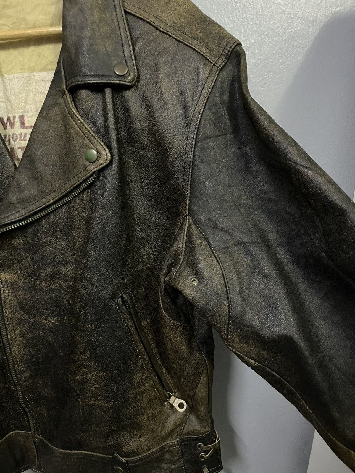 Vintage VINTAGE RARE LEATHER JACKET Size US M / EU 48-50 / 2 - 6 Thumbnail