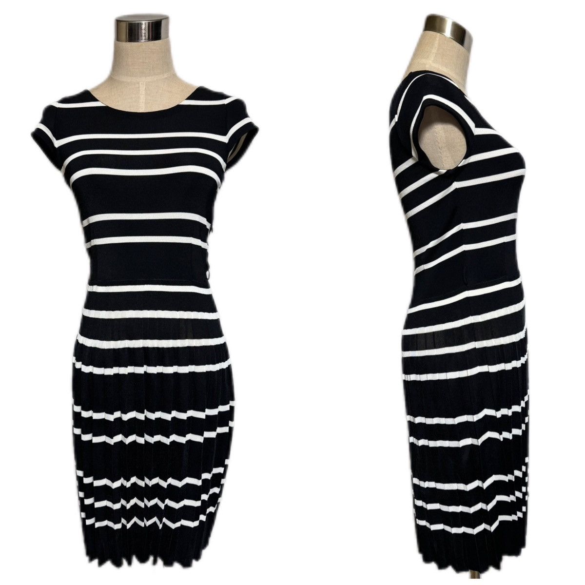 Christian Dior Monsieur current tag, Christian Dior, pleated one-piece dress, Size S / US 4 / IT 40 - 8 Thumbnail