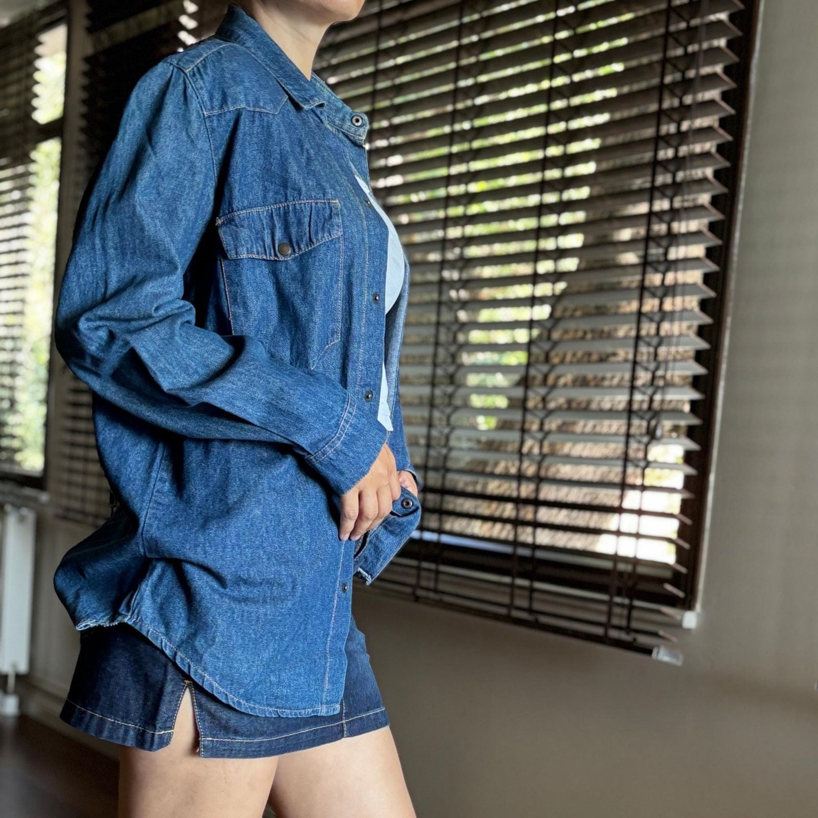 Levi's Vintage Levi's Denim Western Shirt M - Snap Cherry Buttons Size US L / EU 52-54 / 3 - 3 Thumbnail
