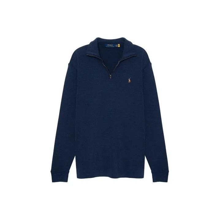 Polo Ralph Lauren Polo Ralph Lauren Men's Solid Half-Zip Logo Sweatshirt Size US L / EU 52-54 / 3 - 1 Thumbnail