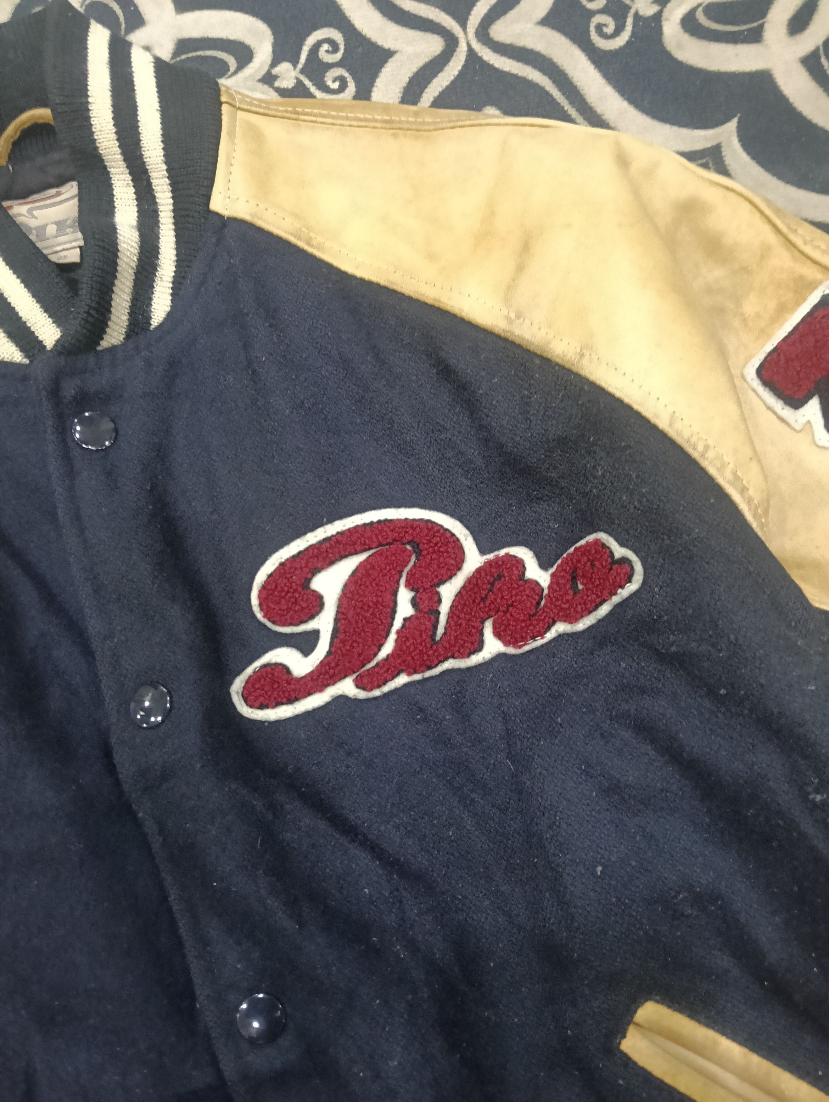 Errolson Hugh Vintage Piko Varsity Jacket Leather Sleeve Size US L / EU 52-54 / 3 - 7 Thumbnail