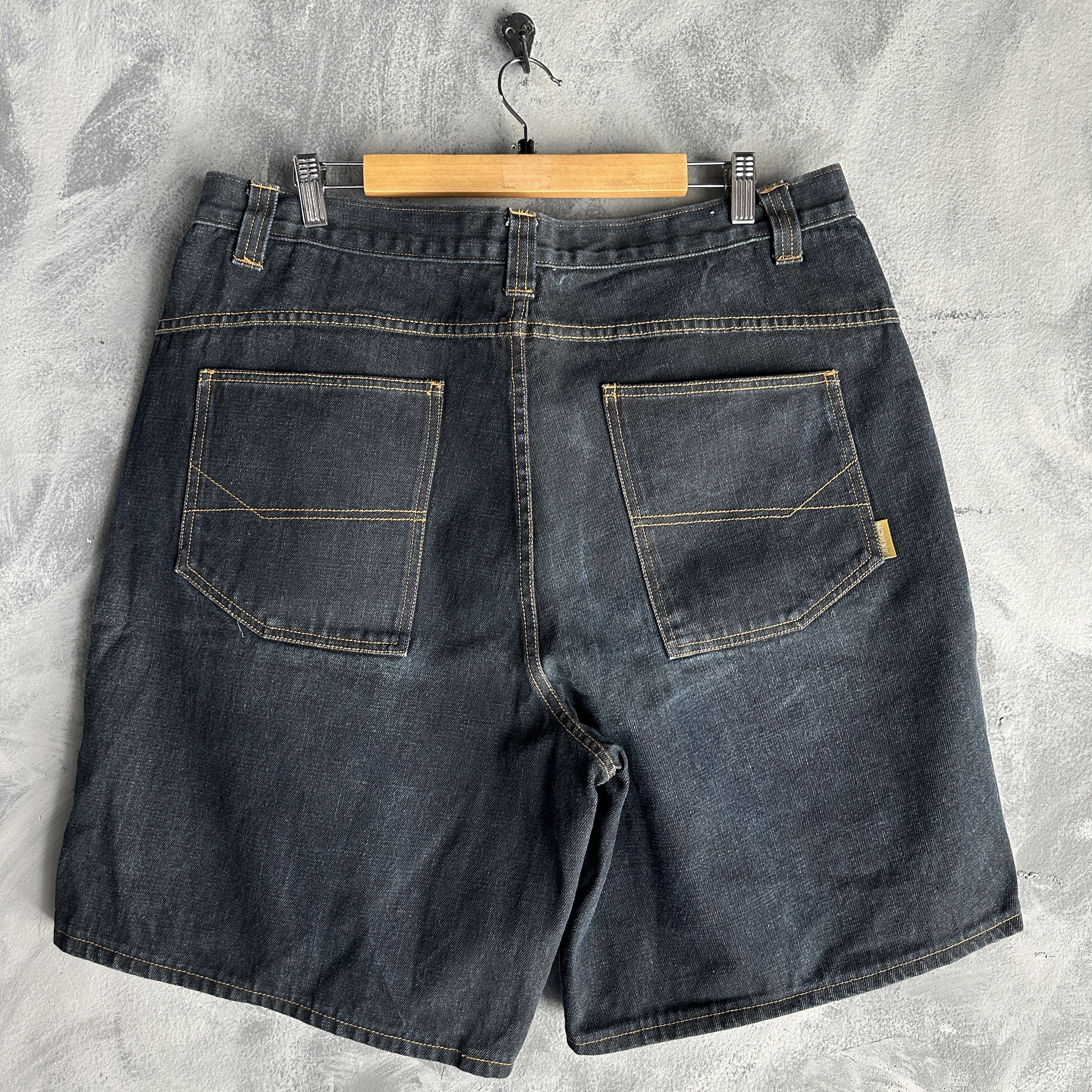 Anchor Blue Vtg Anchor Blue Shorts Denim Baggy Relaxed Long Y2K Casual Size US 38 / EU 54 - 1 Thumbnail