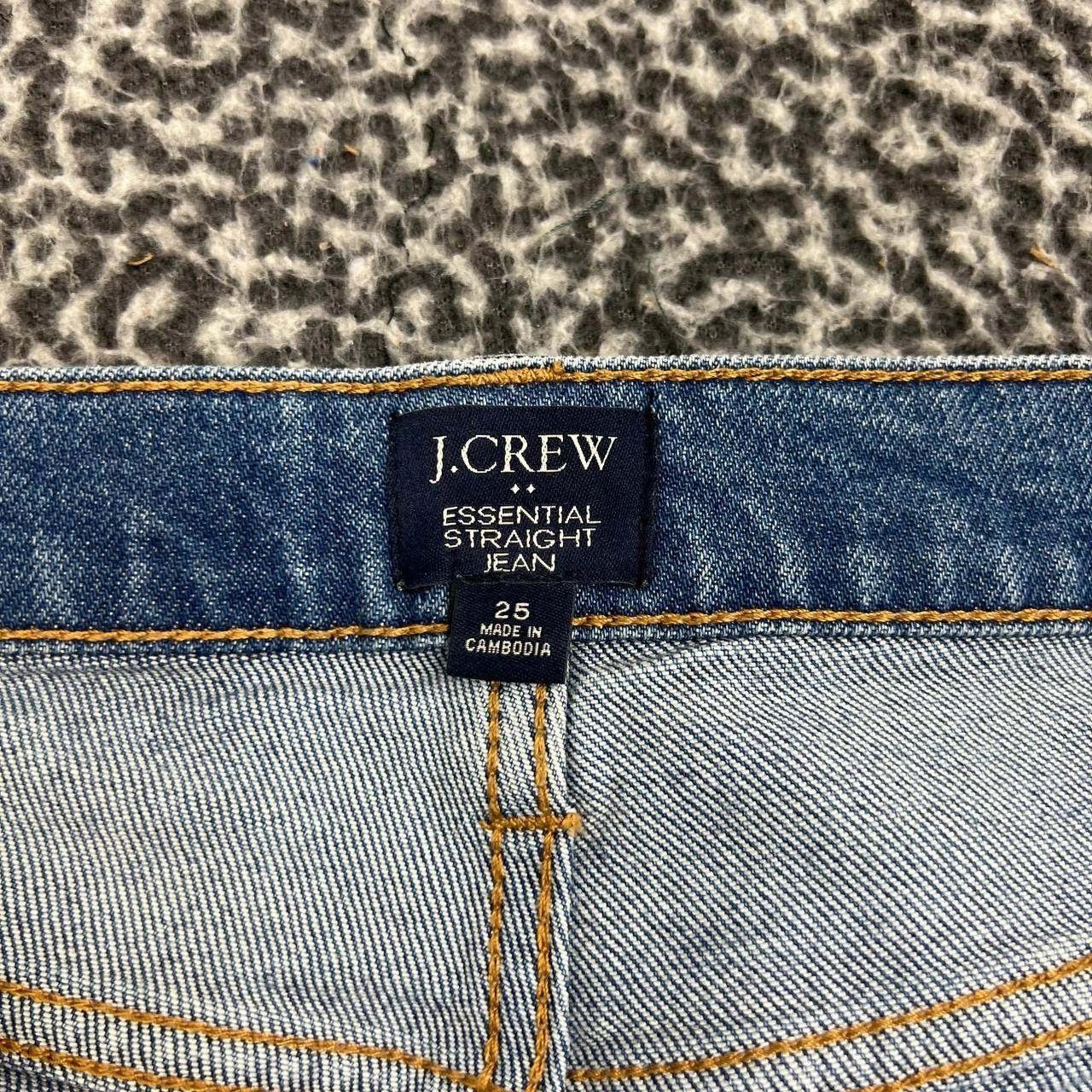 J.Crew J. Crew Essential Jeans Women 28x27 Straight Denim Pants Size 28" / US 6 / IT 42 - 8 Thumbnail