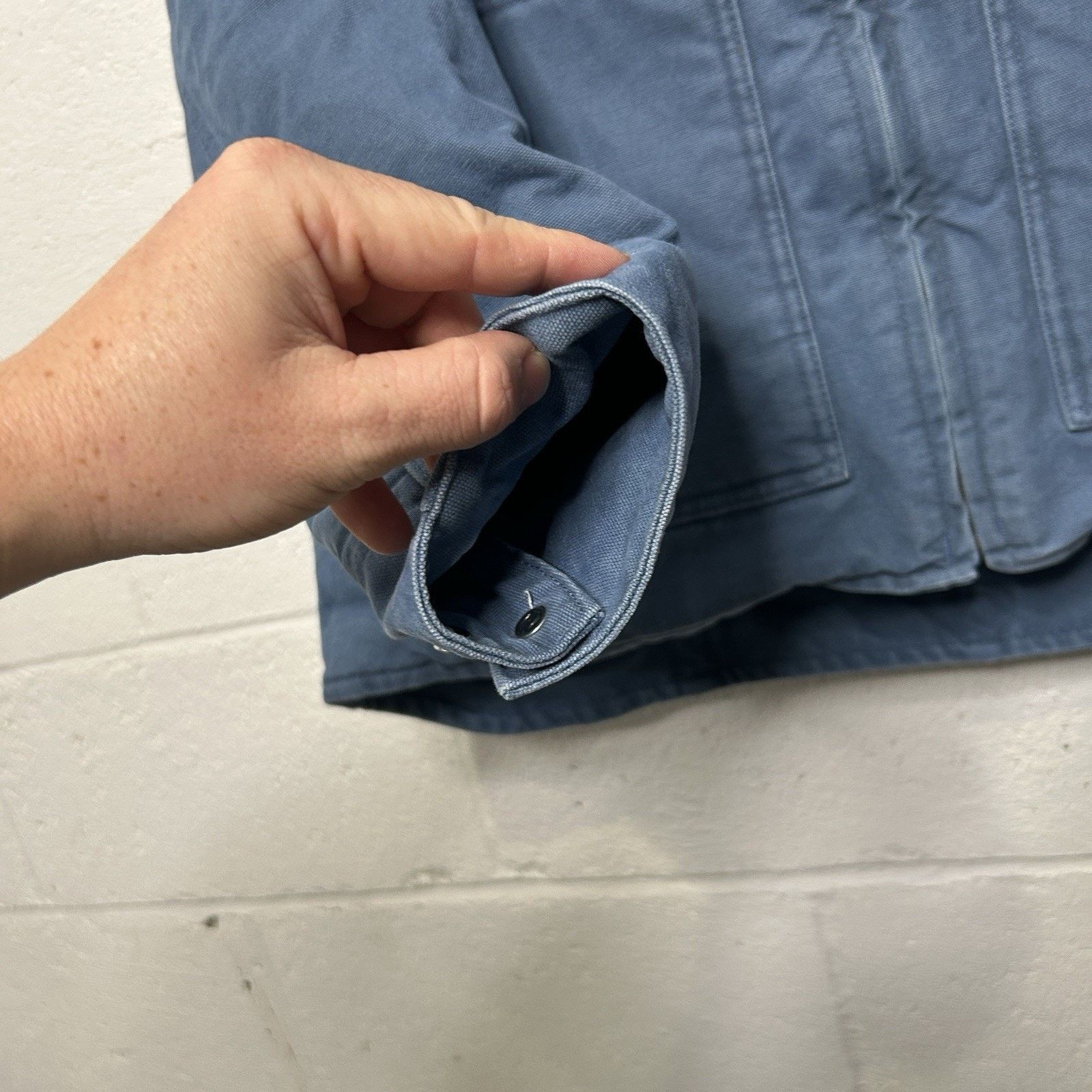 Carhartt Carhartt Sherpa-Lined Canyon Jacket “French Blue” WJ022 FHB Size XL / US 12-14 / IT 48-50 - 5 Thumbnail
