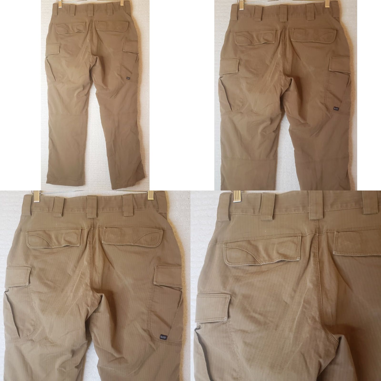 Vintage 5.11 Tactical Brush Guard Canvas Field Pants Men 30x29 Brown Tan Casual Workwear Belt Loops Pockets Logo Size US 30 / EU 46 - 8 Thumbnail
