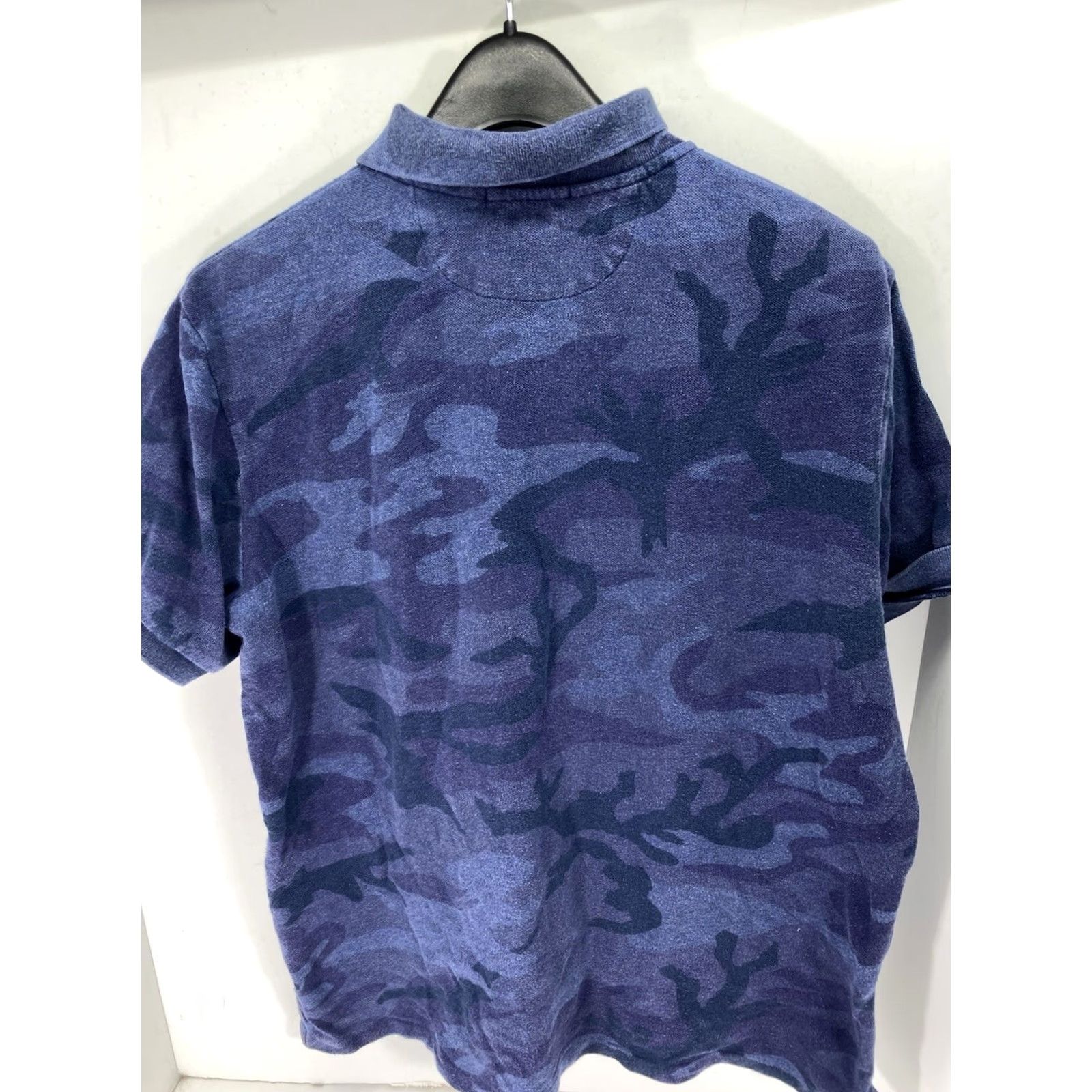 Ralph Lauren Ralph Lauren Polo Shirt Men L Blue Camouflage Short Sleeve Pullover Size US L / EU 52-54 / 3 - 6 Thumbnail