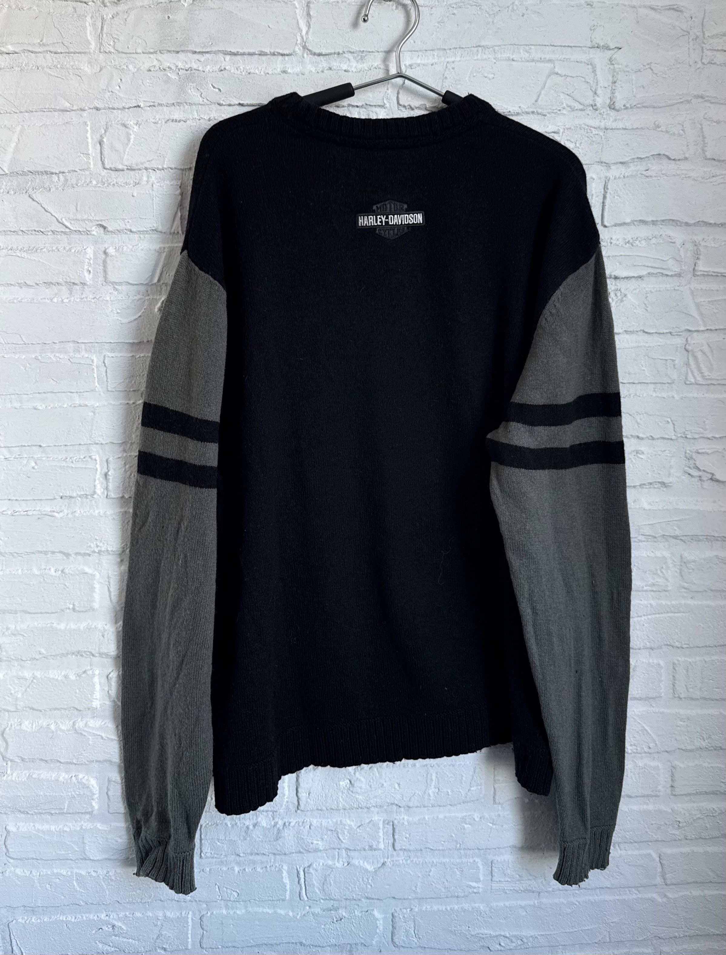 Harley Davidson Vintage 2000s Harley Davidson merino wool sweater Japan Size US XXL / EU 58 / 5 - 2 Thumbnail