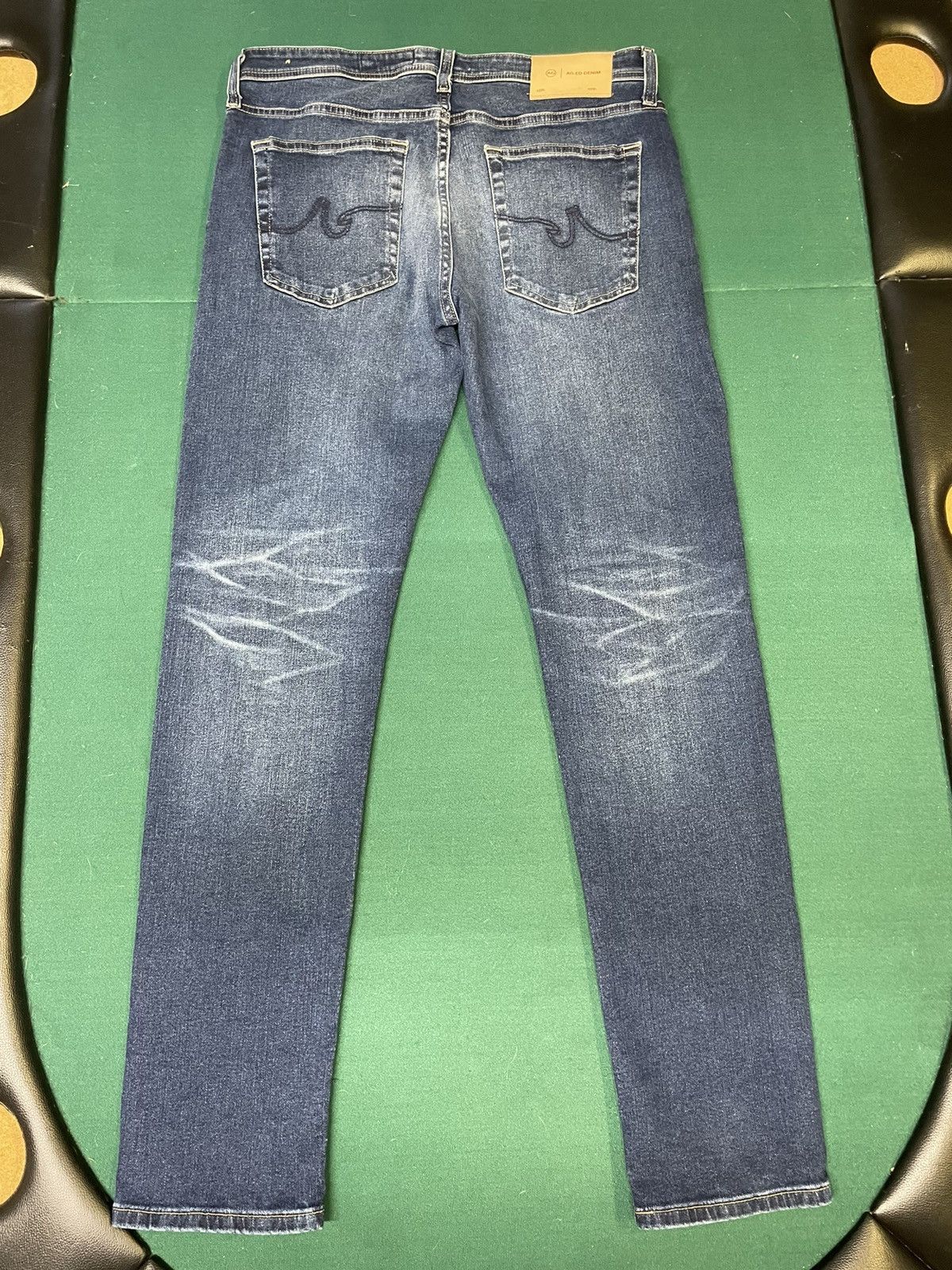 AG Adriano Goldschmied AG Jeans Dylan Skinny Fit - Dark Wash 33x32 Size US 33 - 3 Thumbnail