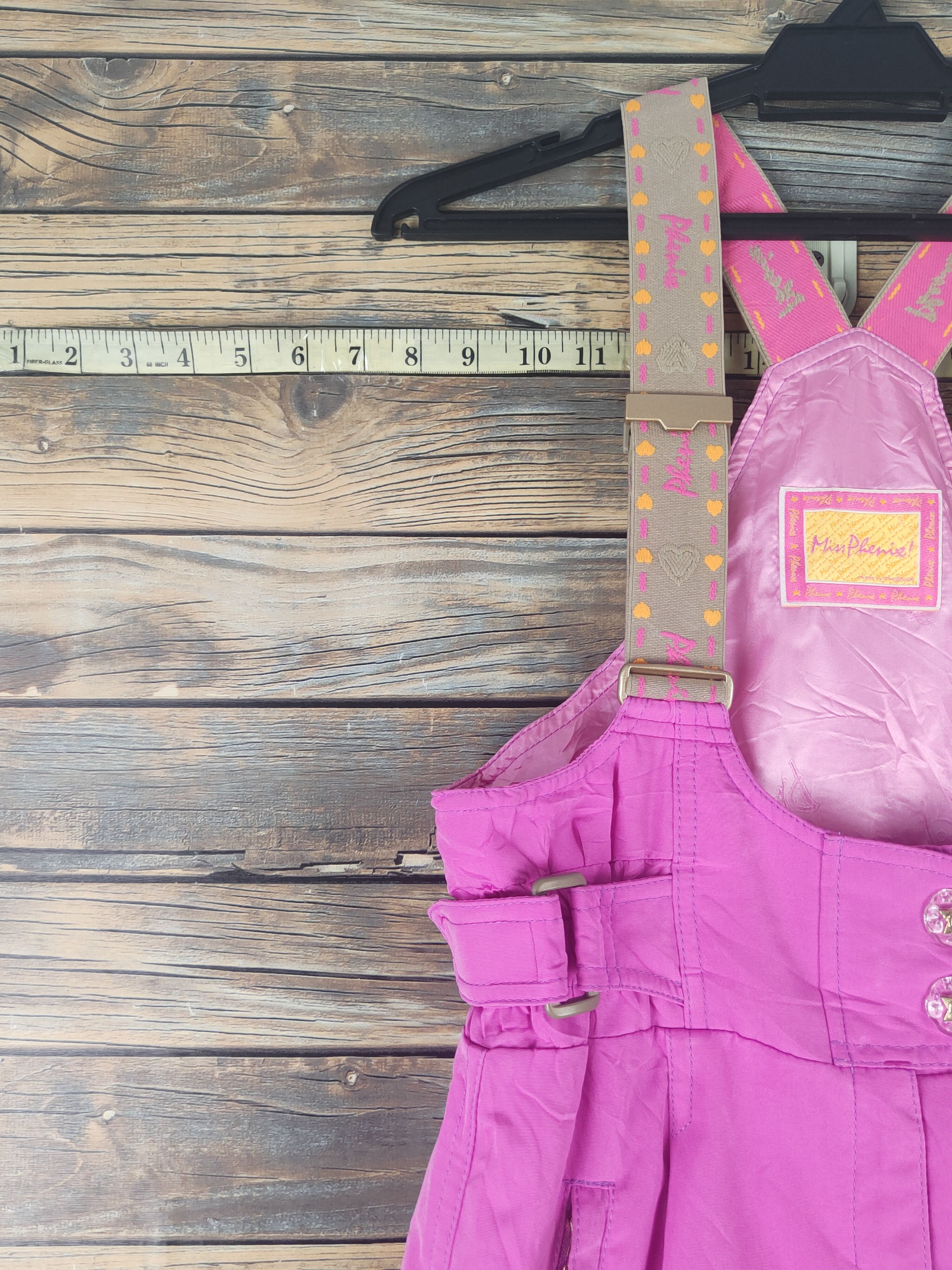 Japanese Brand Miss Phenie Pink Ski Jumpsuits Size 29" - 4 Thumbnail