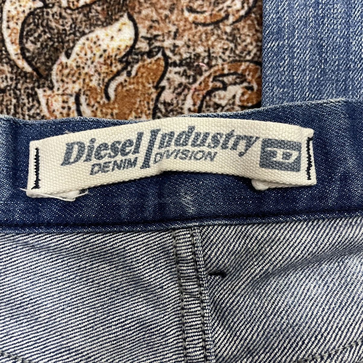 Diesel 🔥Vintage Diesel Industry Stoned Washed Ripped Distress Jeans Size US 32 / EU 48 - 16 Thumbnail