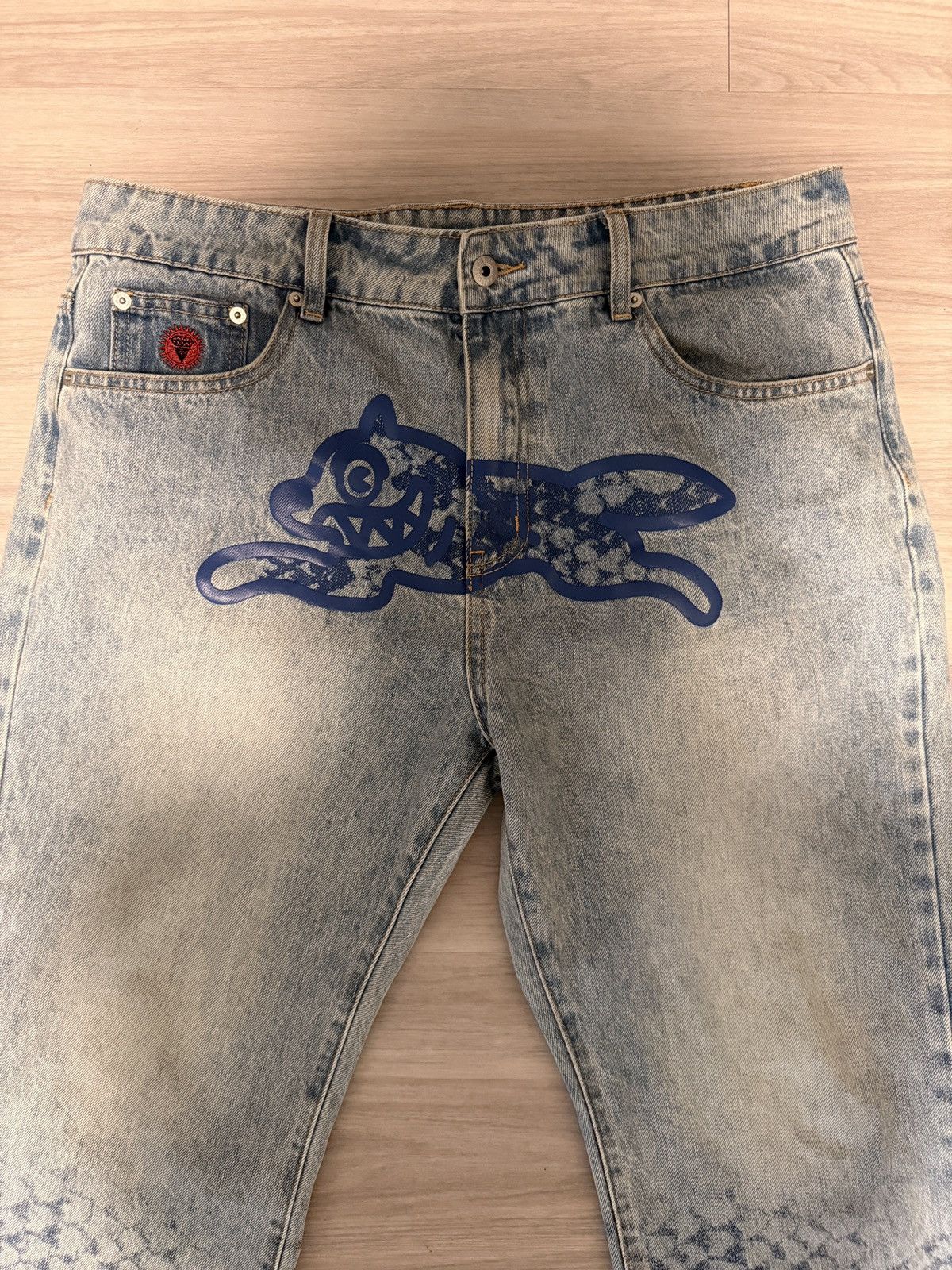 Icecream ICECREAM Snake Print Denim Jeans Size US 34 / EU 50 - 2 Thumbnail
