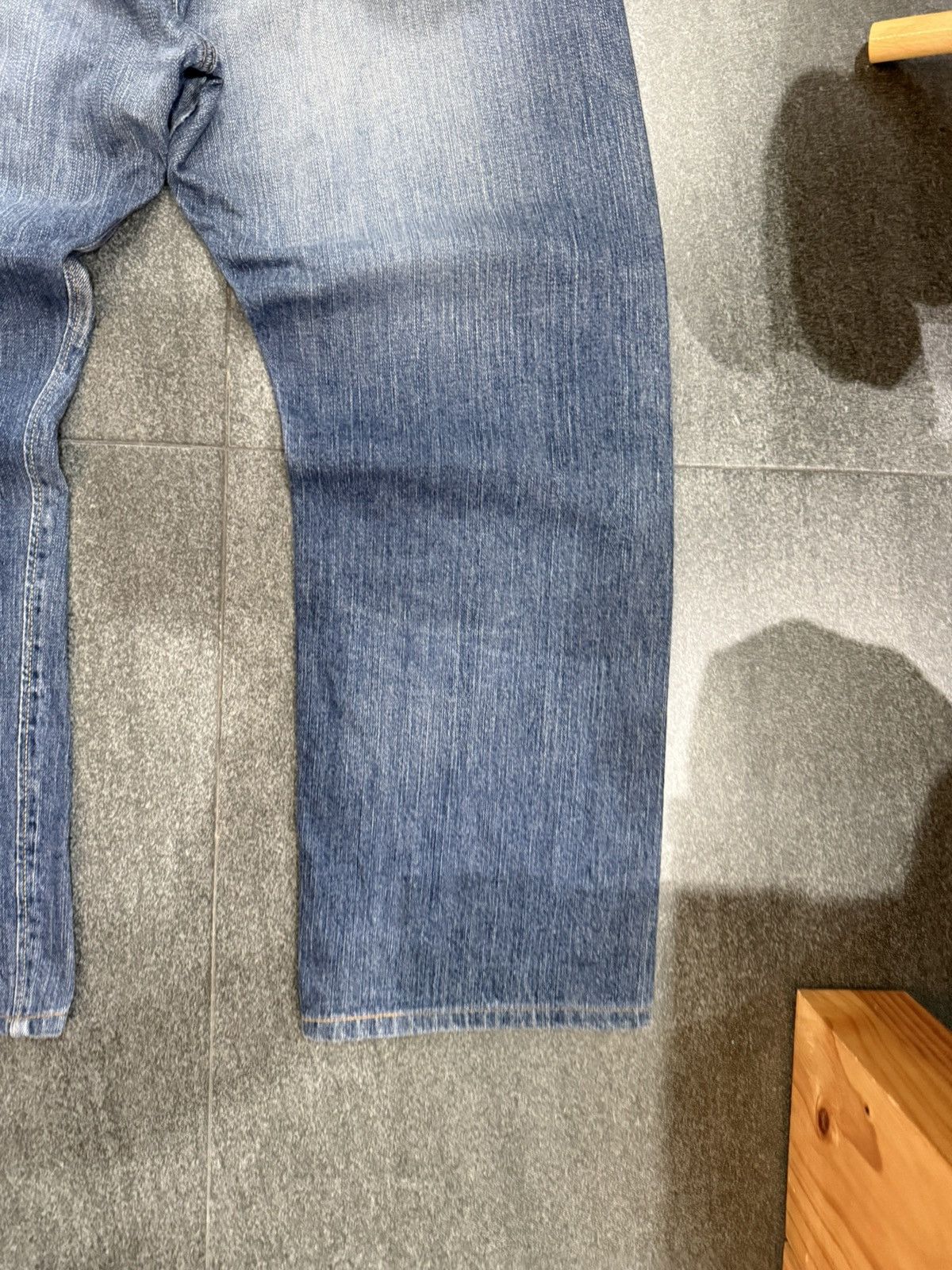 Edwin × Vintage 90’s EDWIN 505ZX RARE BACK POCKET LOGO RETRO DENIM Size US 34 / EU 50 - 4 Thumbnail