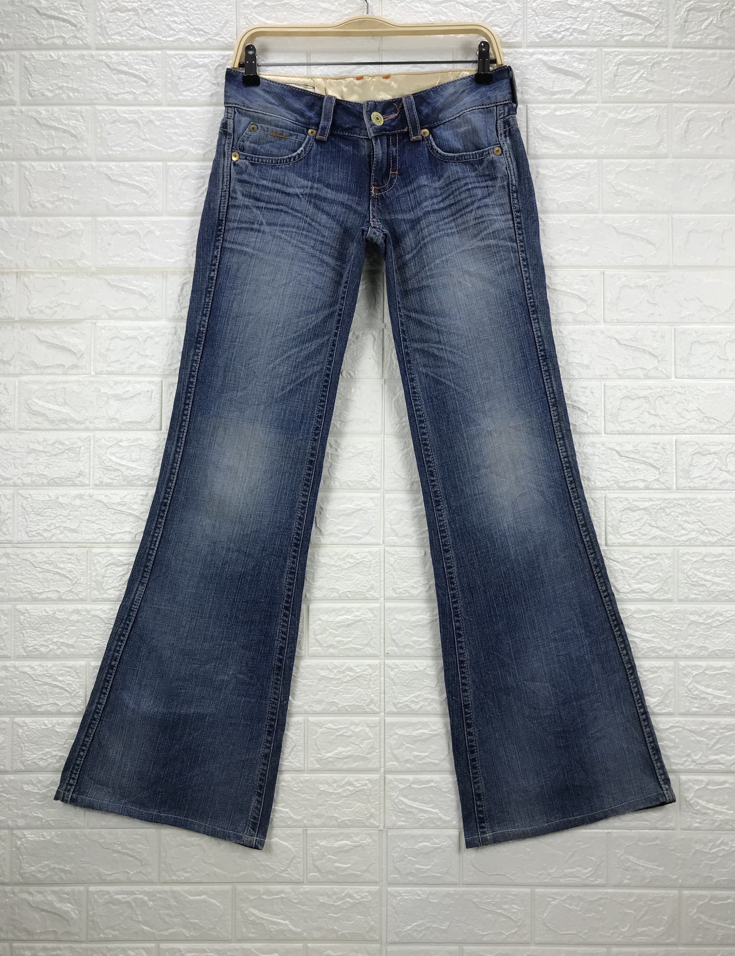 Edwin Vintage Edwin Blue Wash Flare Jeans Bell Bottom Denim Size 30" / US 8 / IT 44 - 1 Thumbnail