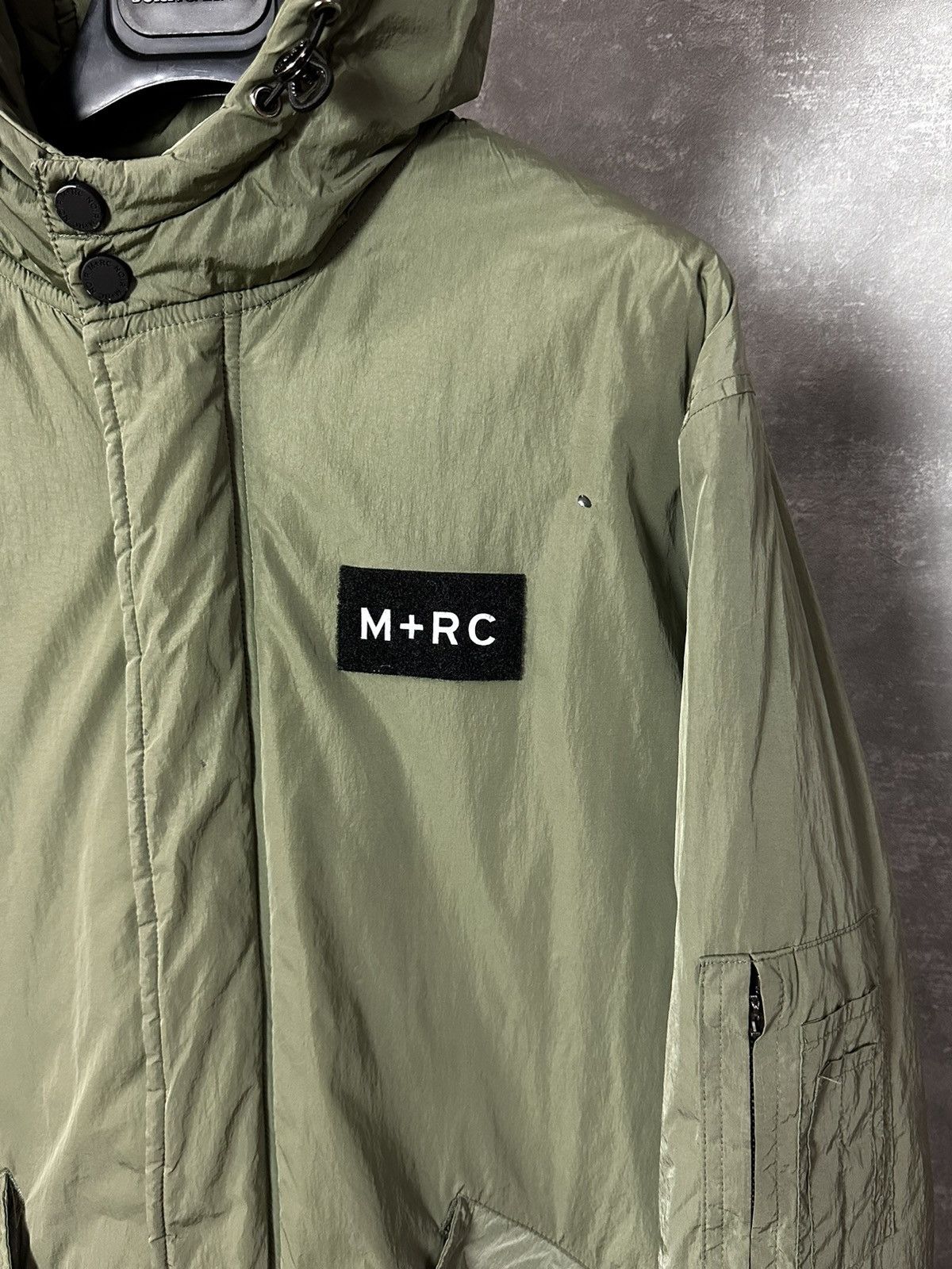 M+Rc Noir M+RC Noir Green Full Zip Insulated Big Logo Hooded Jacket Size US M / EU 48-50 / 2 - 5 Thumbnail